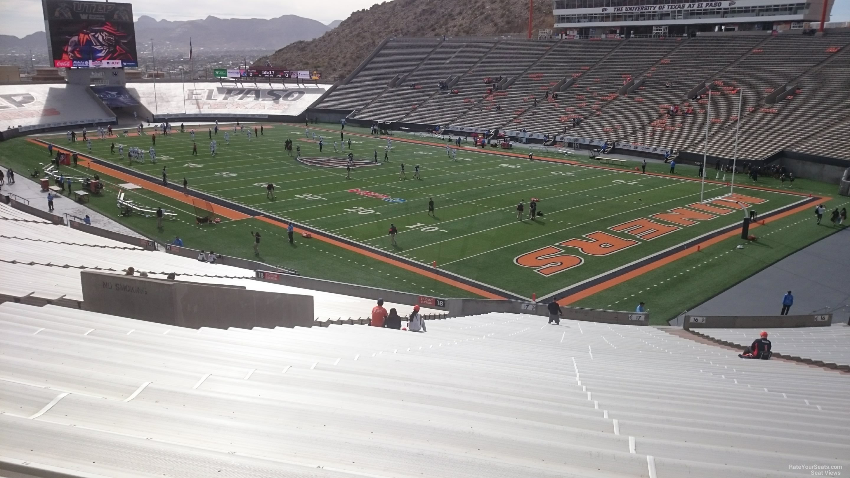 Sun Bowl Section 17 - UTEP Football - RateYourSeats.com