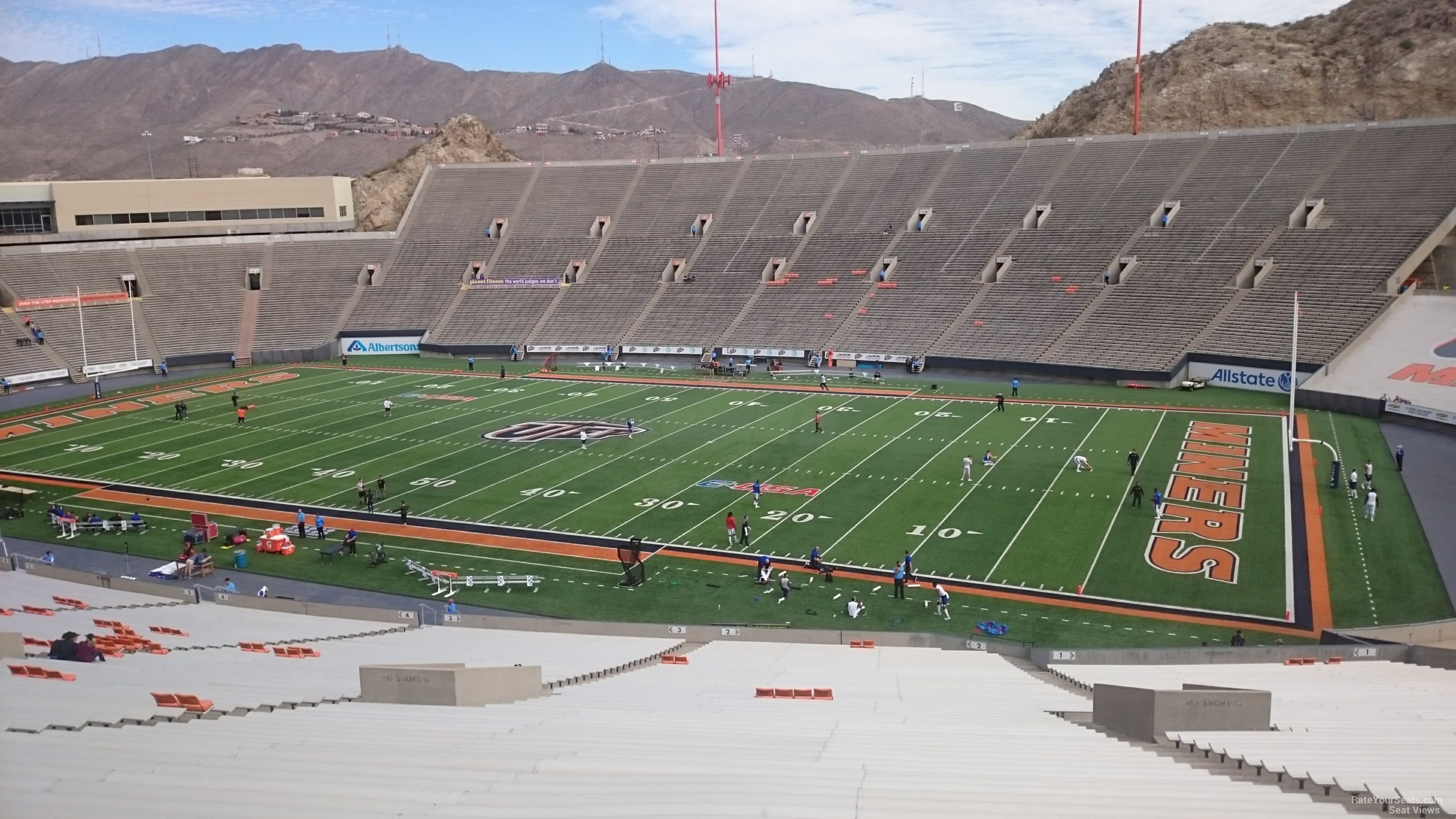 Sun Bowl Section 2 - UTEP Football - RateYourSeats.com