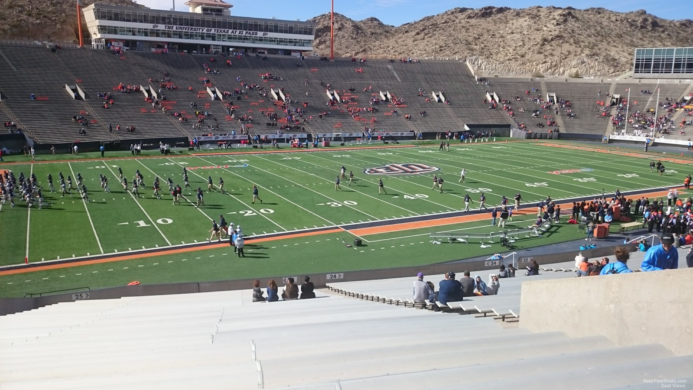 Section 25 at Sun Bowl - RateYourSeats.com