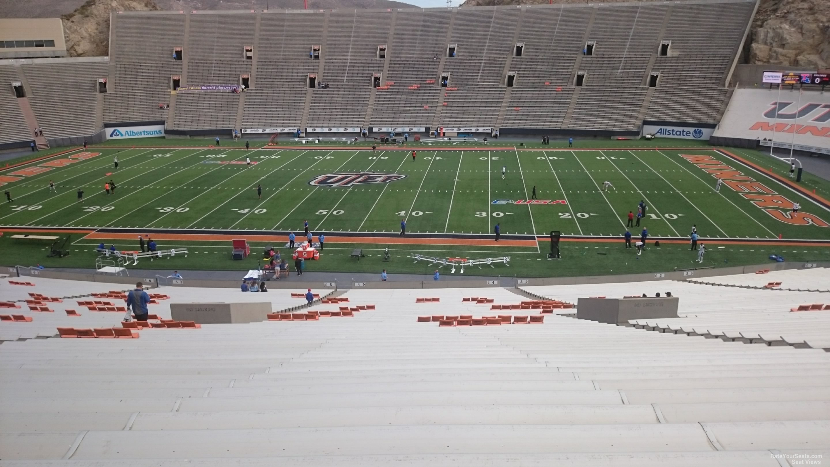 Sun Bowl Section 4 - UTEP Football - RateYourSeats.com