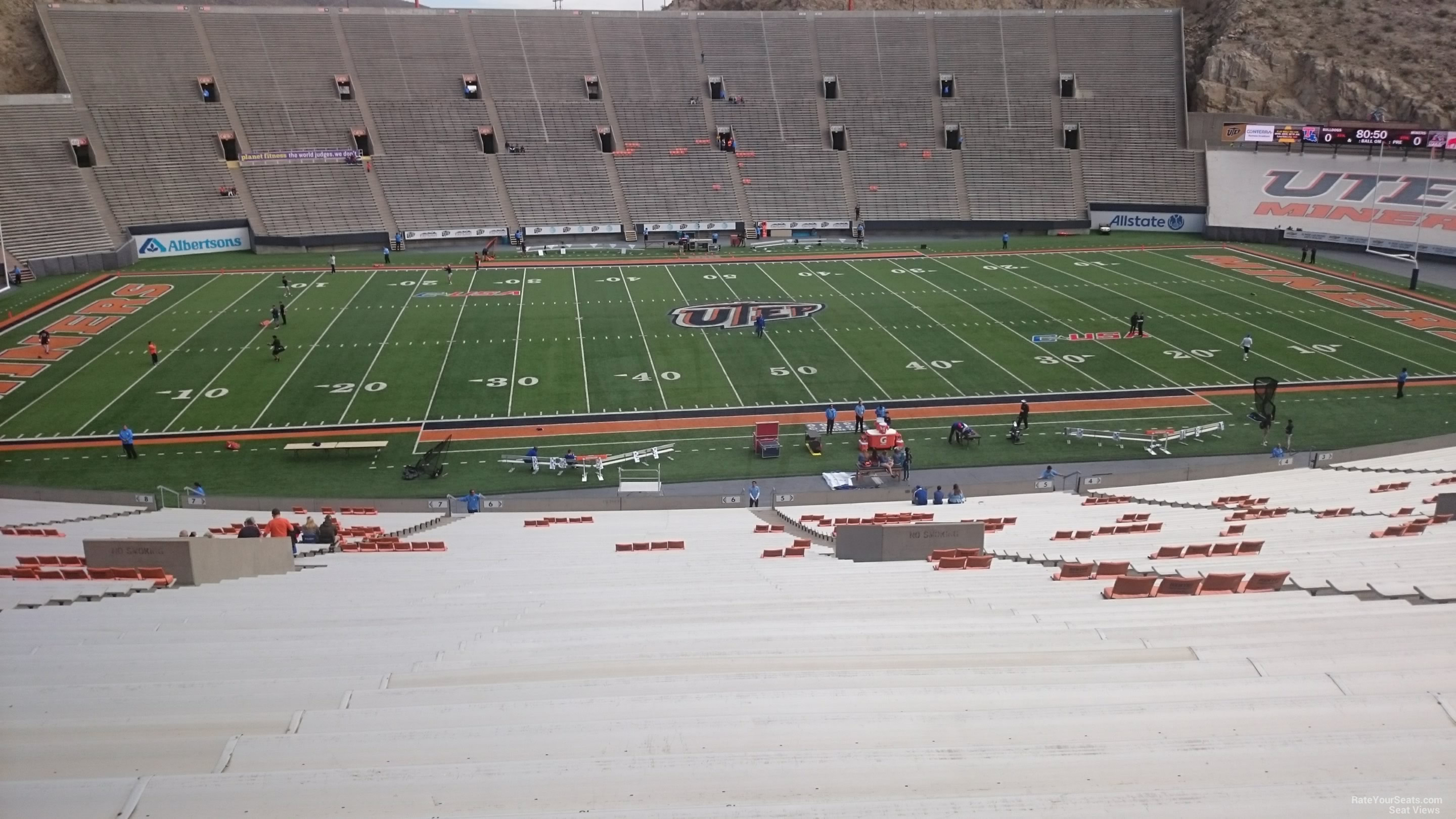 Sun Bowl Section 6 - UTEP Football - RateYourSeats.com