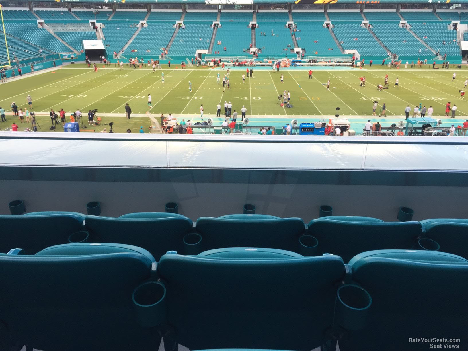 section 247 seat view  for football - hard rock stadium