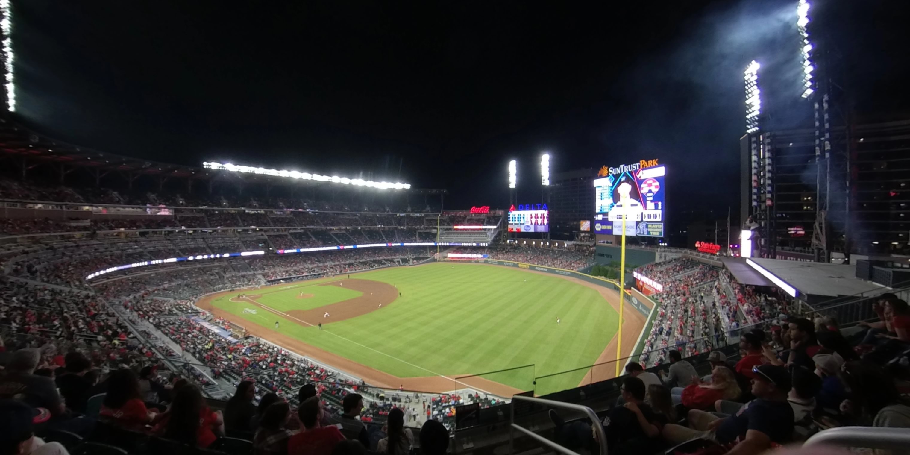 section 312 panoramic seat view  - truist park