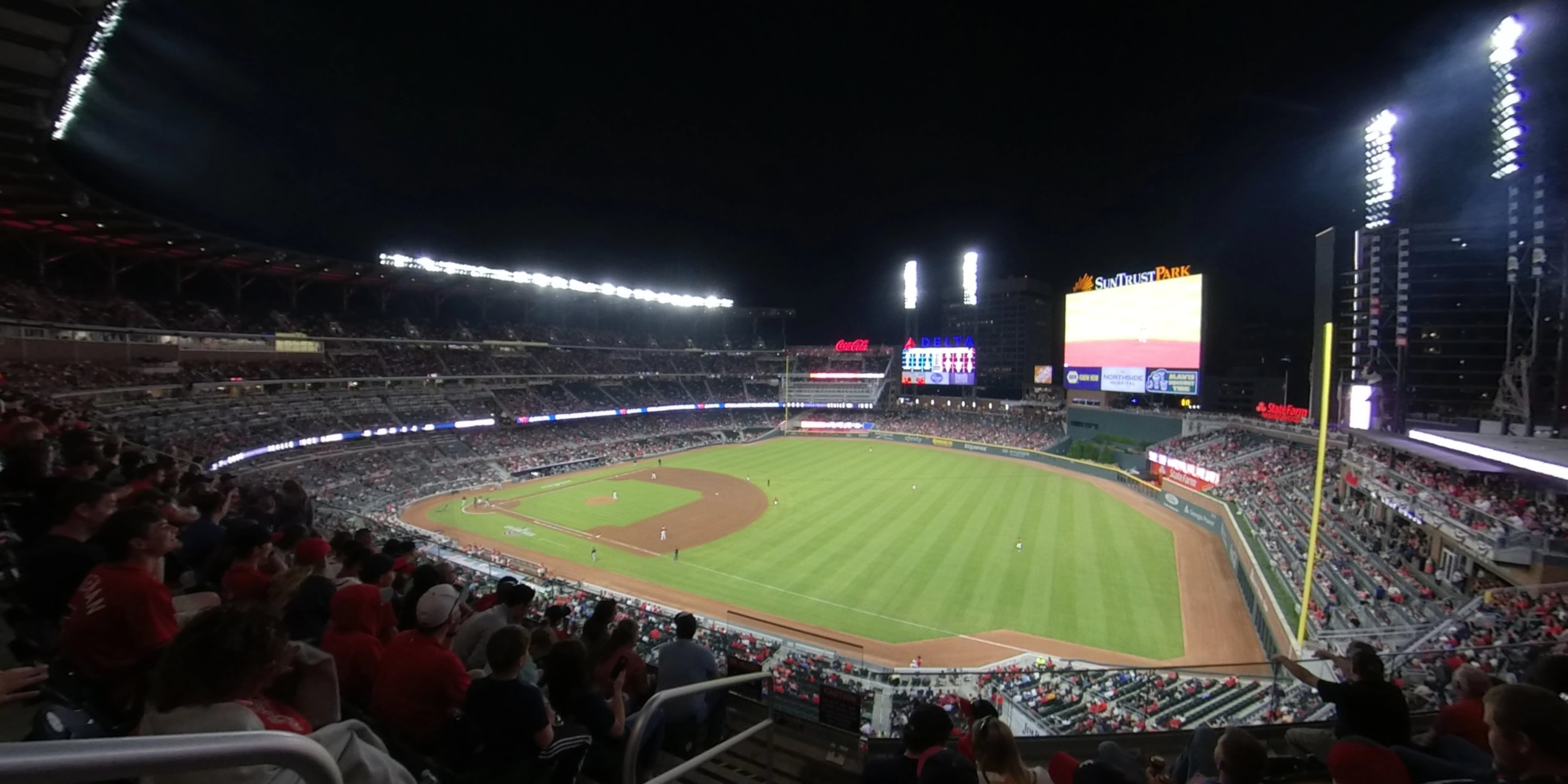 section 314 panoramic seat view  - truist park