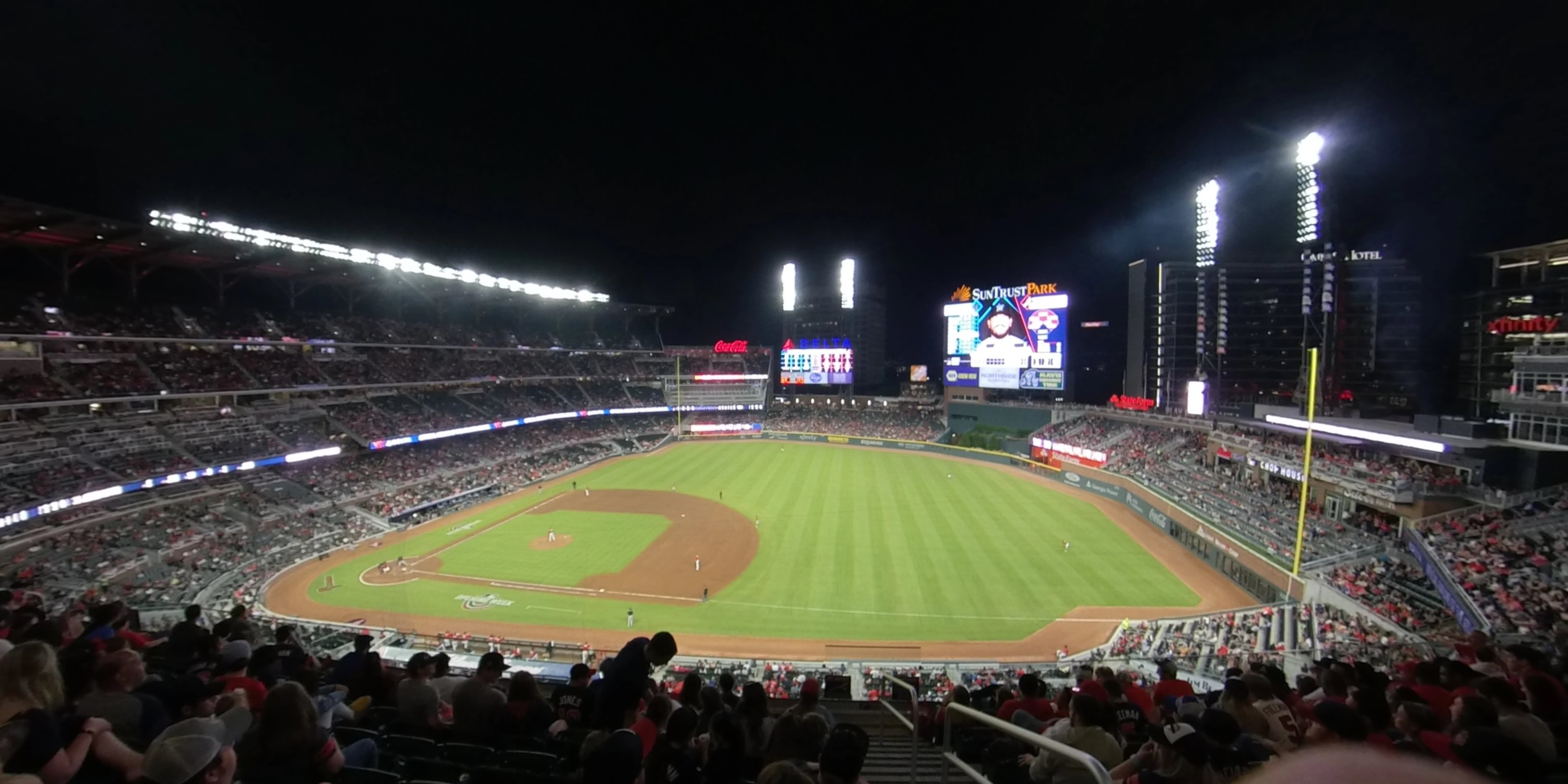 section 316 panoramic seat view  - truist park