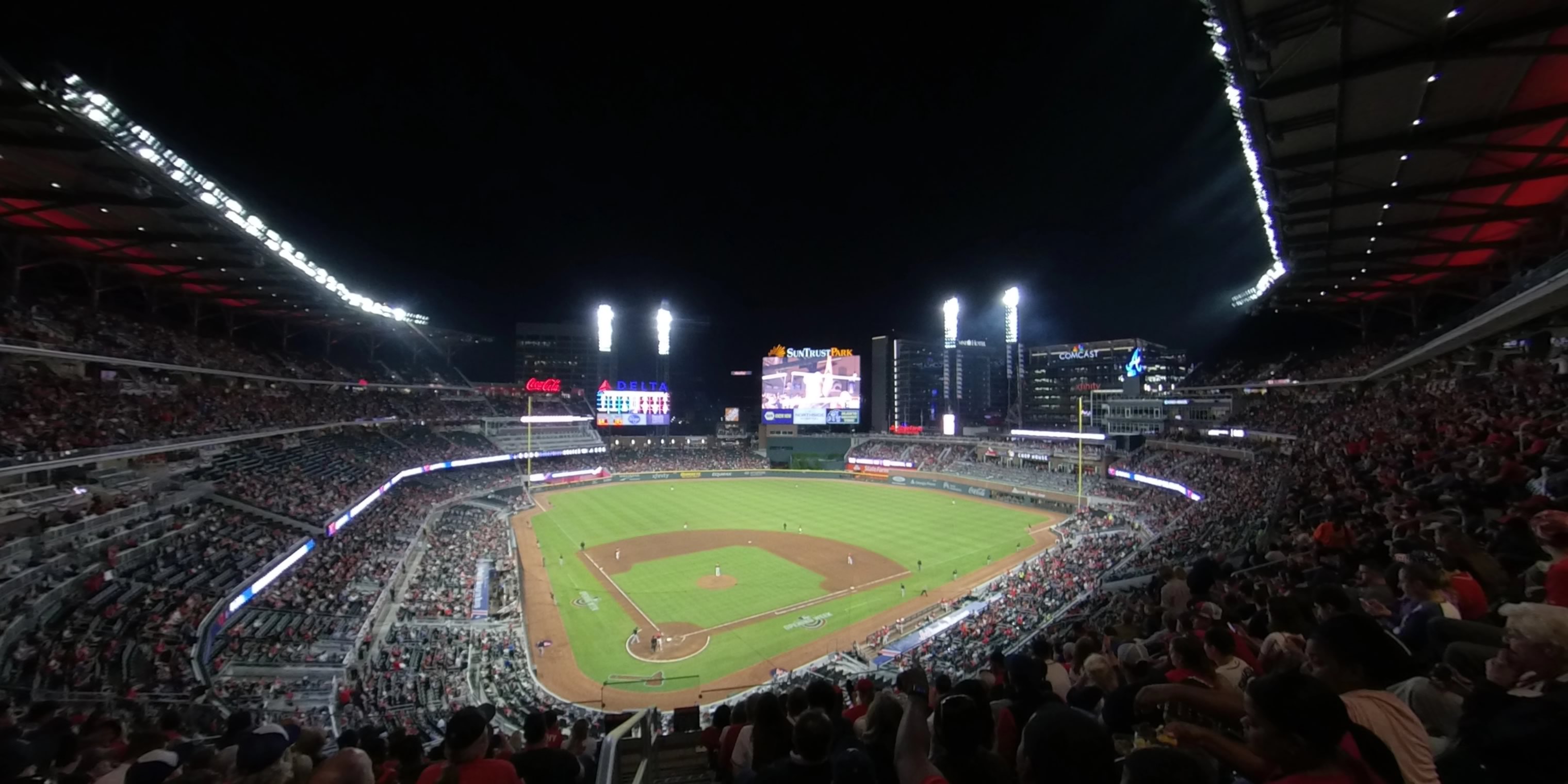 section 324 panoramic seat view  - truist park