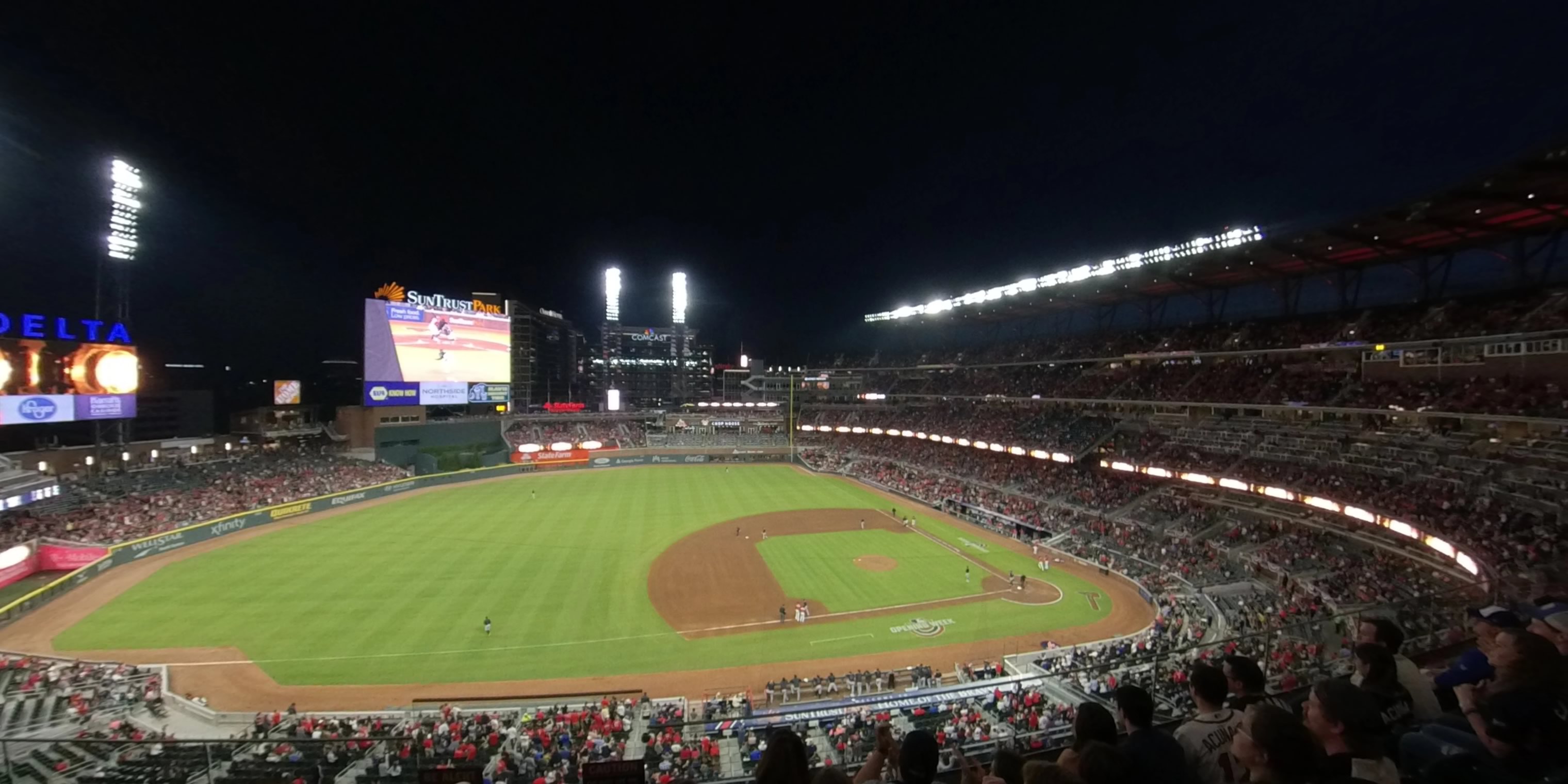 section 333 panoramic seat view  - truist park