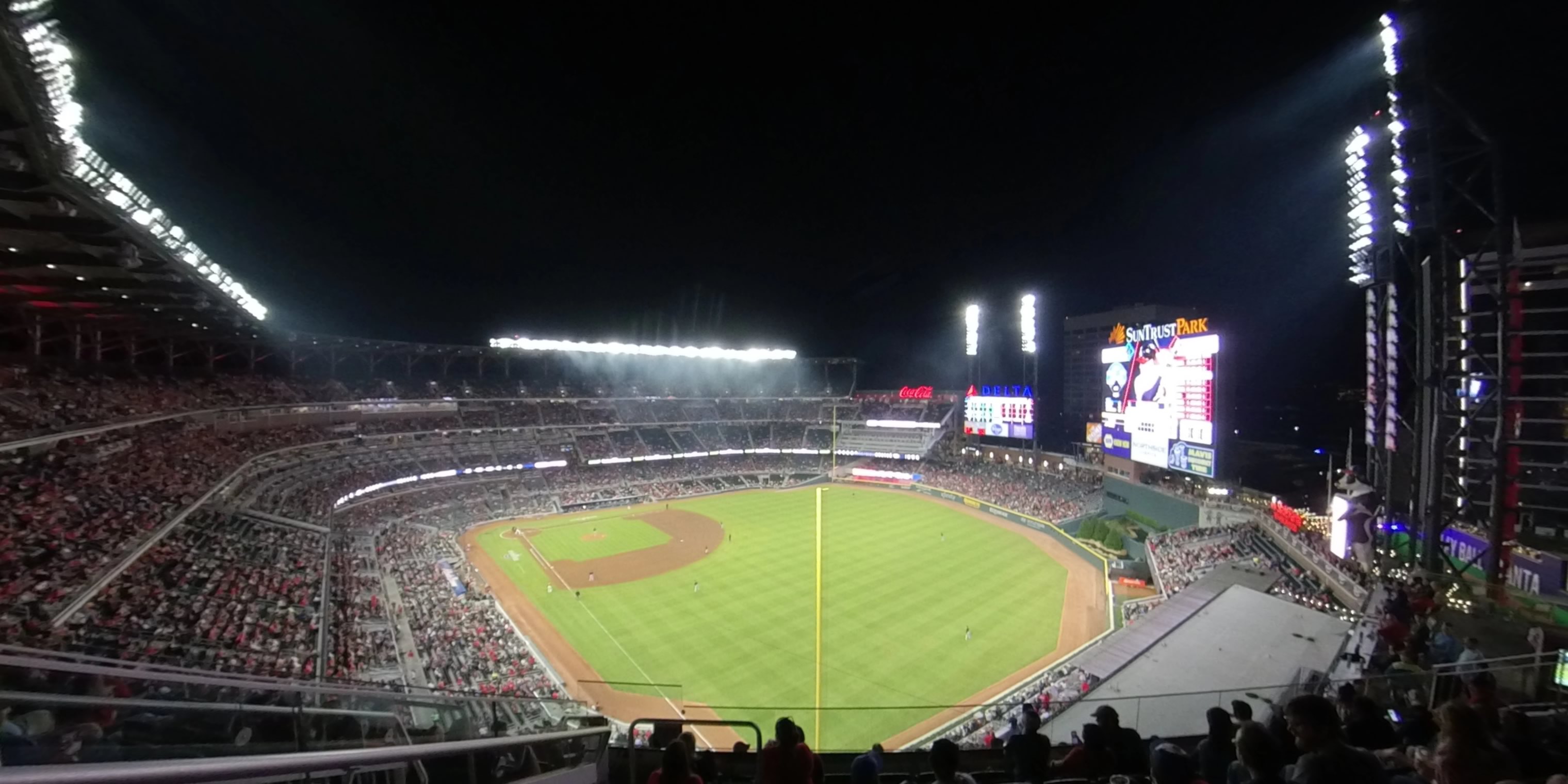 section 410 panoramic seat view  - truist park