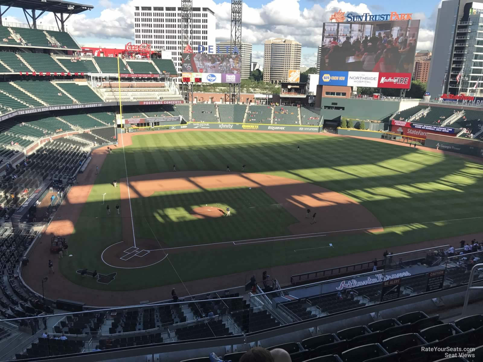 section 323, row 6 seat view  for baseball - truist park