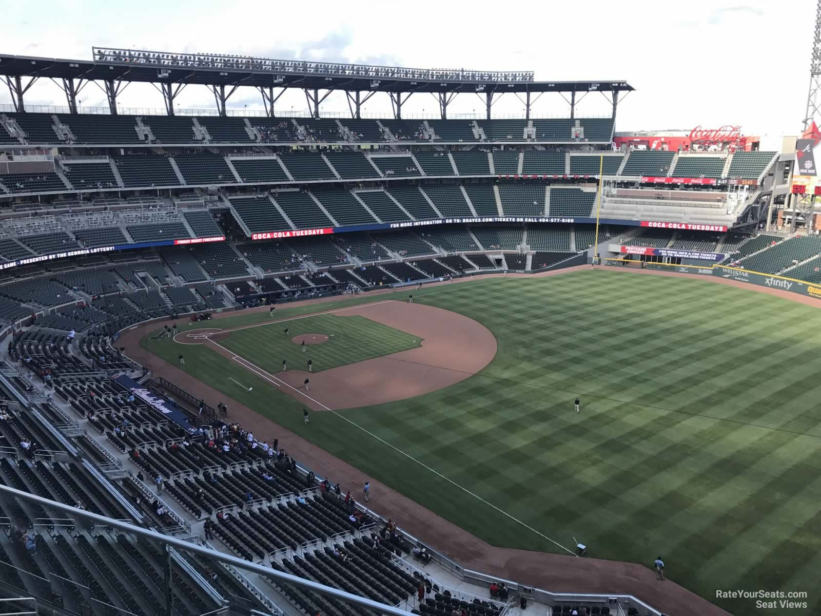 section 412, row 2 seat view  for baseball - truist park