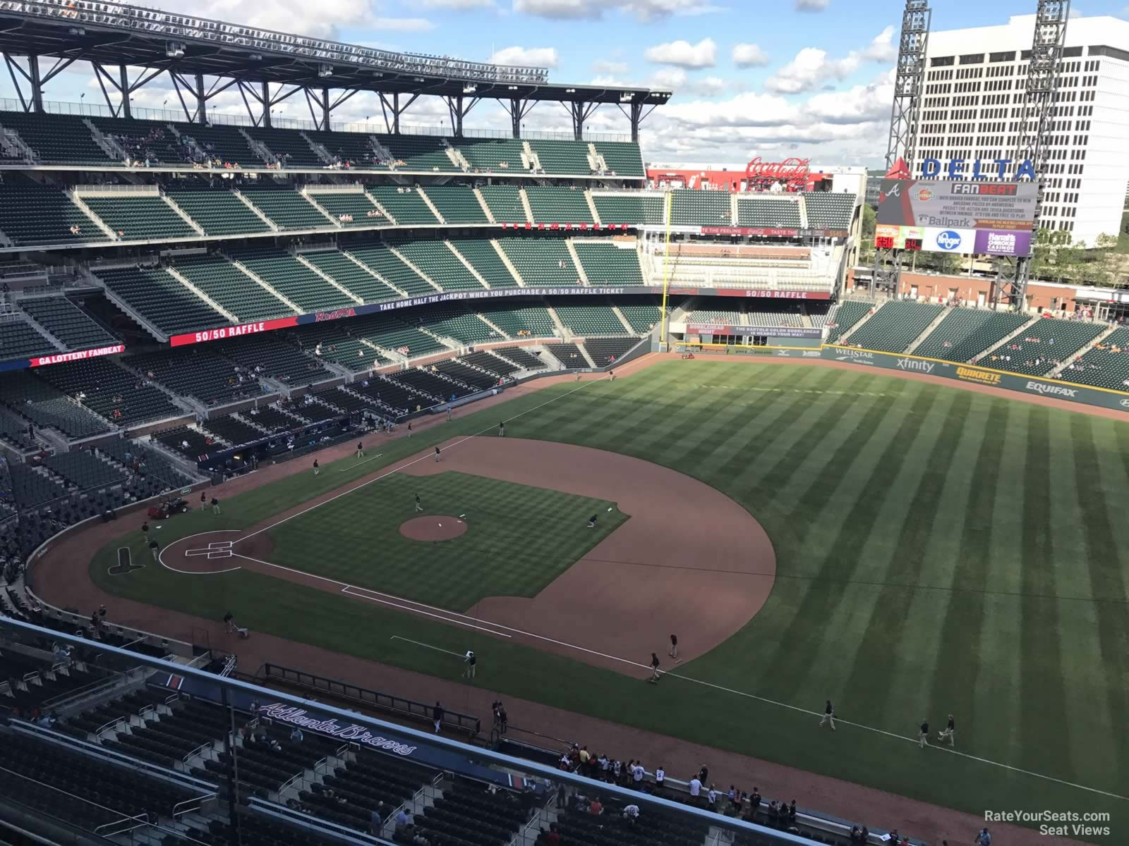 section 416, row 2 seat view  for baseball - truist park