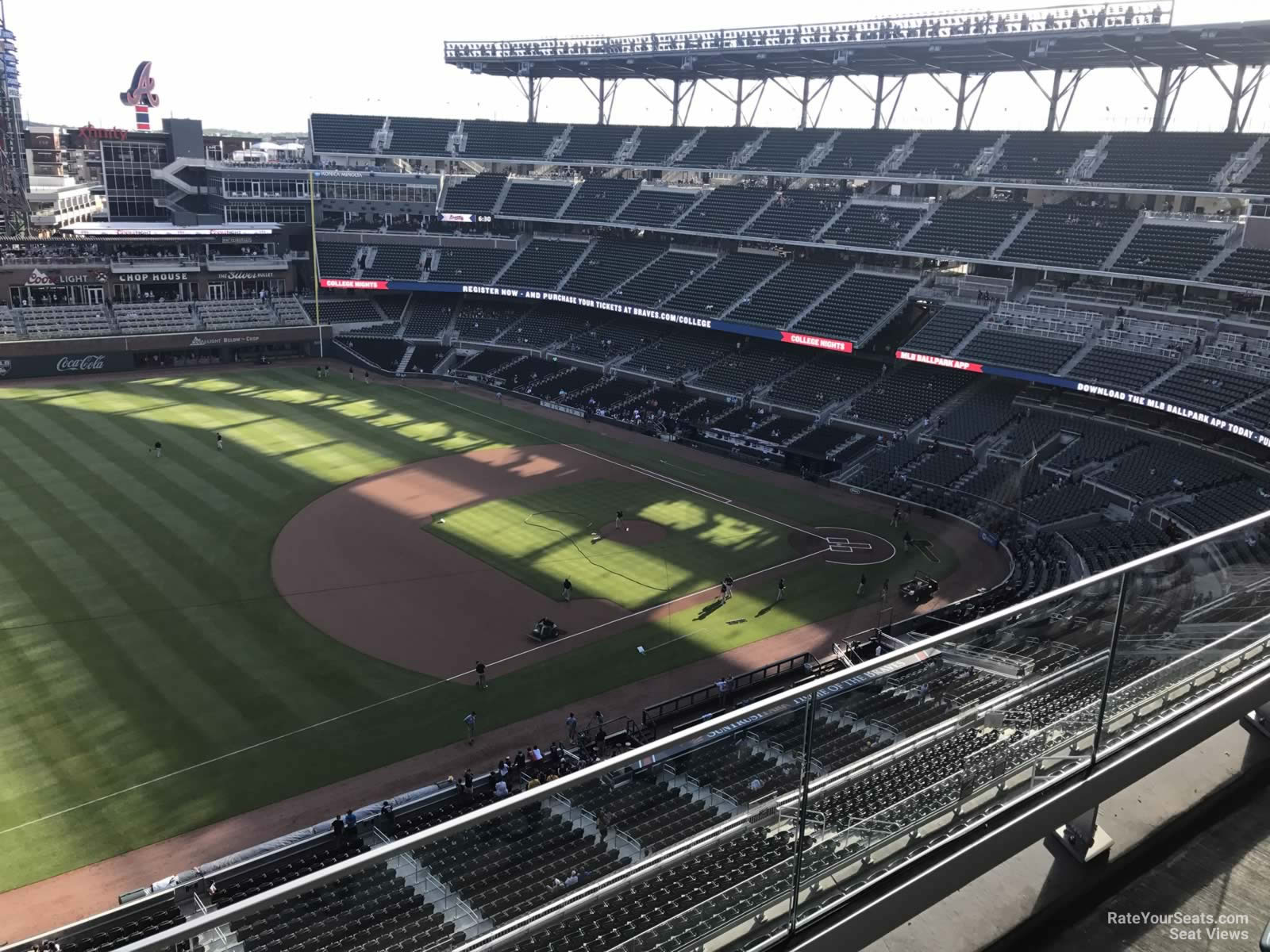 section 438, row 2 seat view  for baseball - truist park