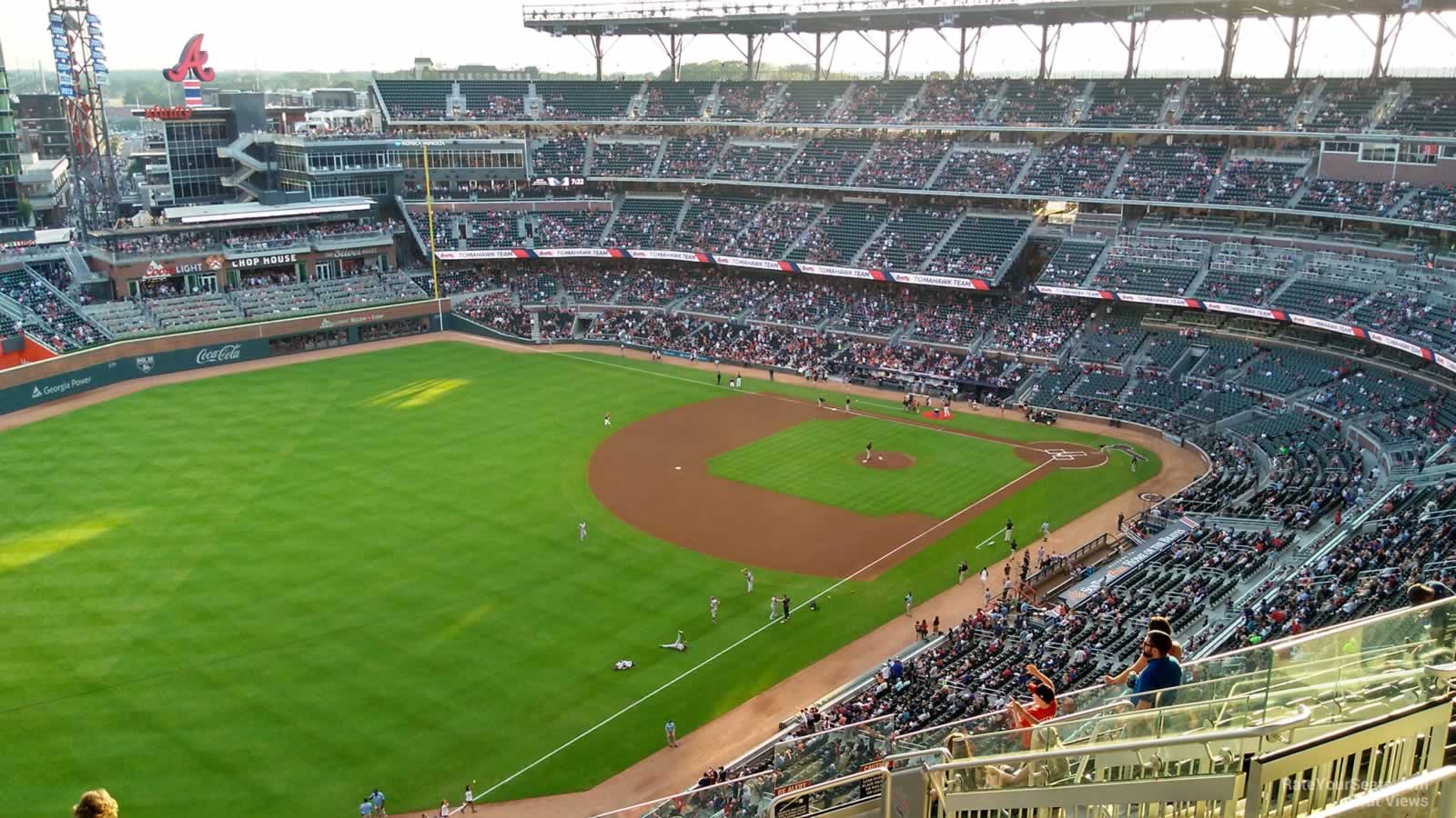 section 442, row 10 seat view  for baseball - truist park