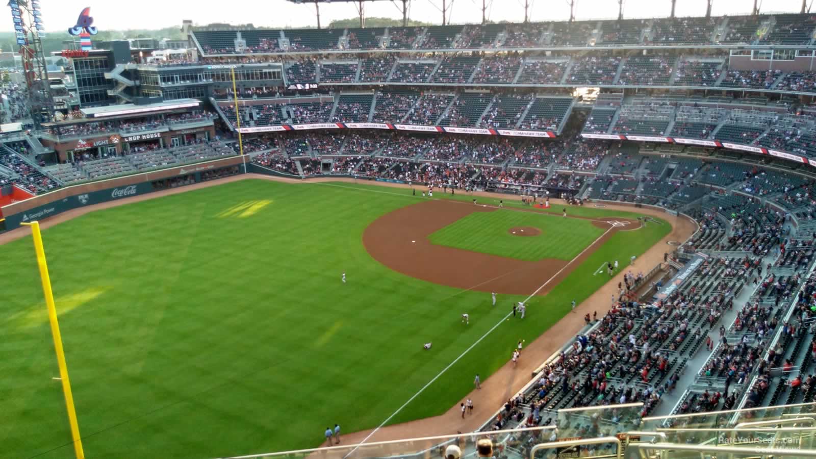 section 443, row 10 seat view  for baseball - truist park