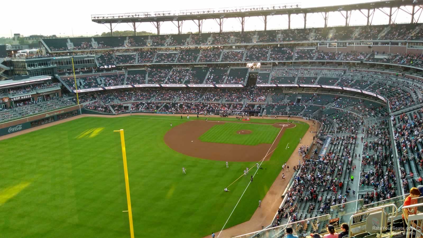 section 444, row 10 seat view  for baseball - truist park