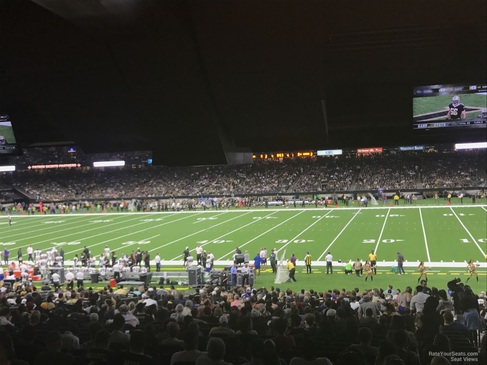 Section 113 at Caesars Superdome 