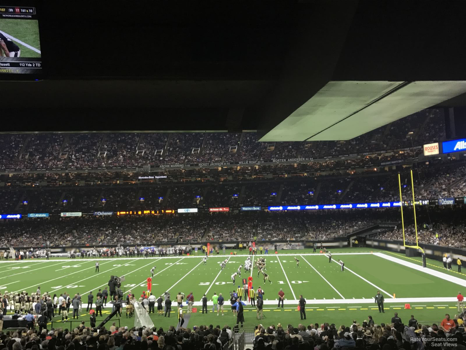 Section 142 at Caesars Superdome 