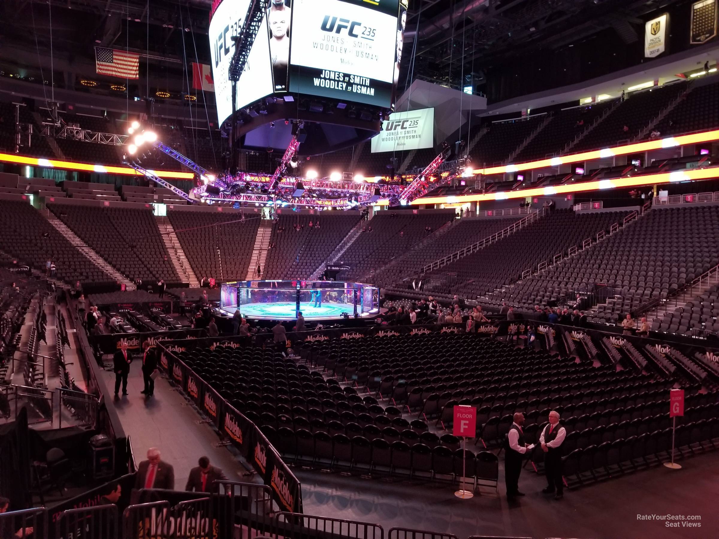 T Mobile Arena View From My Seat Ufc Elcho Table