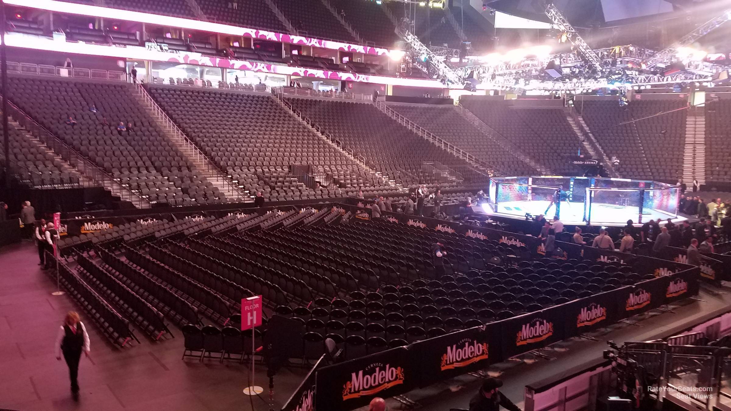 T-Mobile Arena Section 2 Fighting Seating - RateYourSeats.com