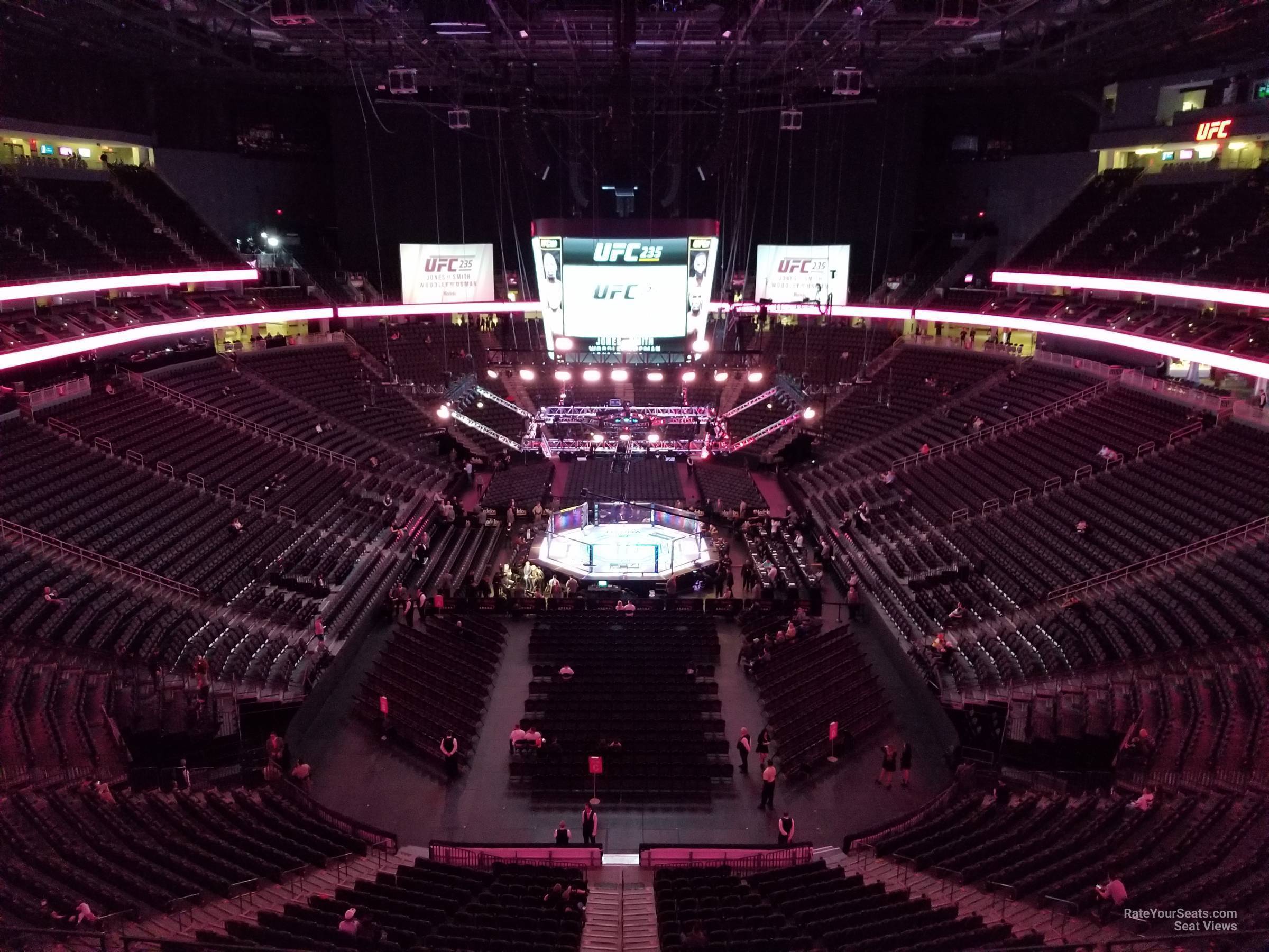 TMobile Arena Section 214 Fighting Seating