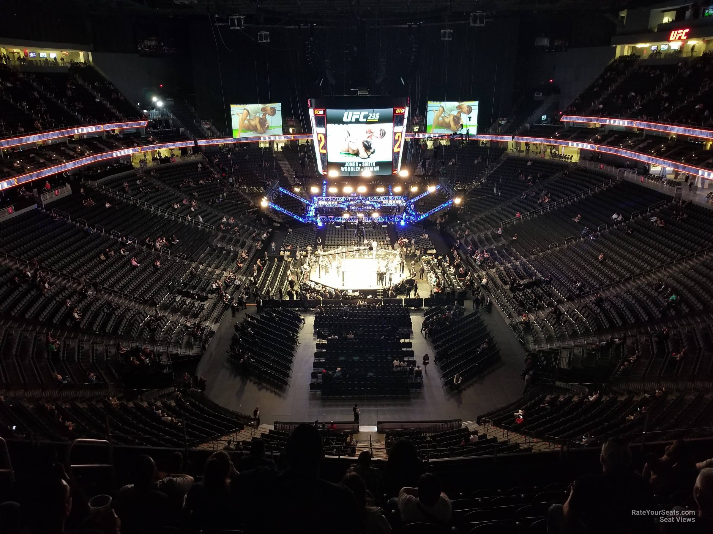 T-Mobile Arena Section 214 Fighting Seating - RateYourSeats.com