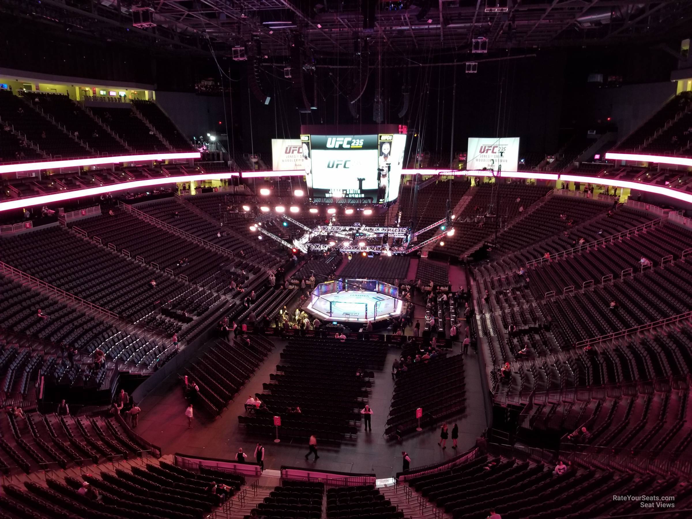 T-Mobile Arena Section 215 Fighting Seating - RateYourSeats.com