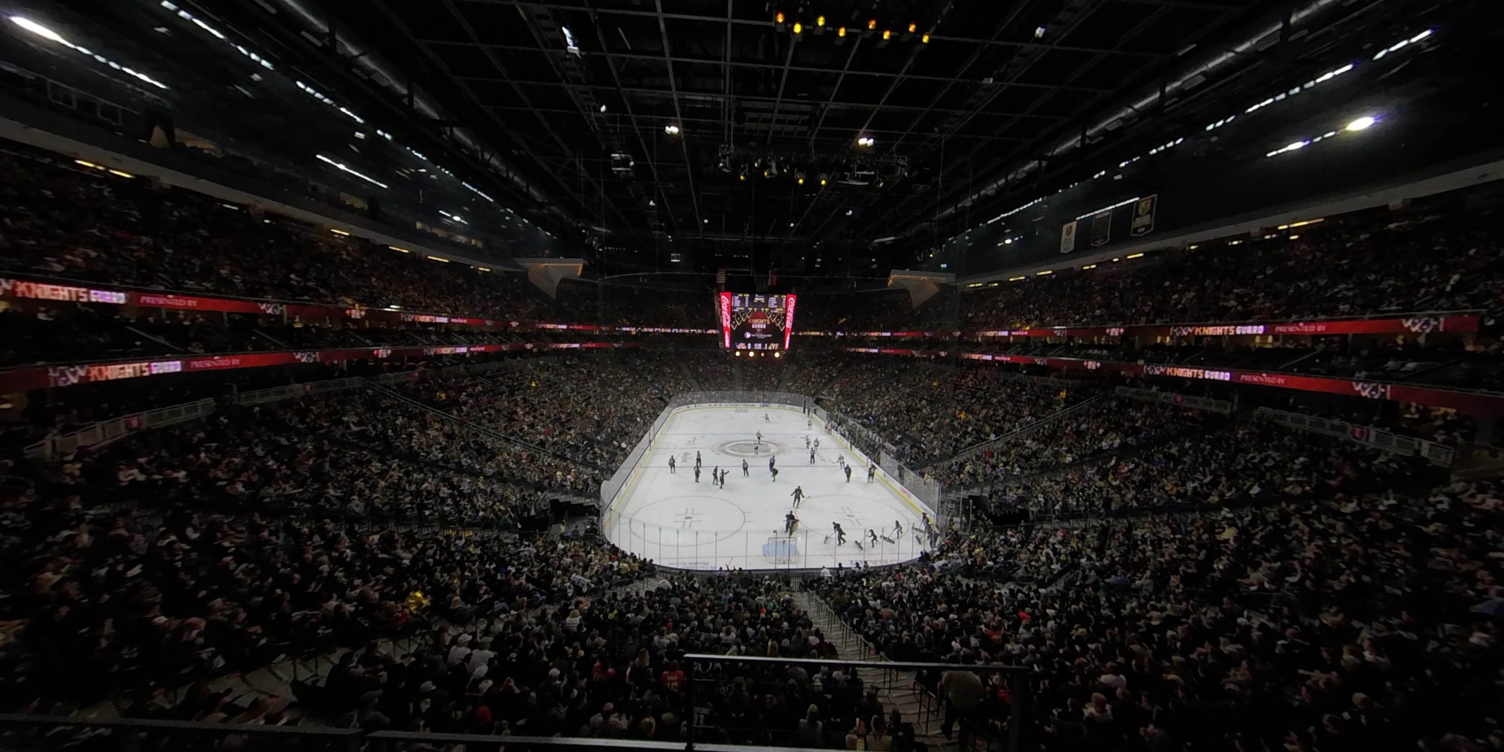 section 101 panoramic seat view  for hockey - t-mobile arena