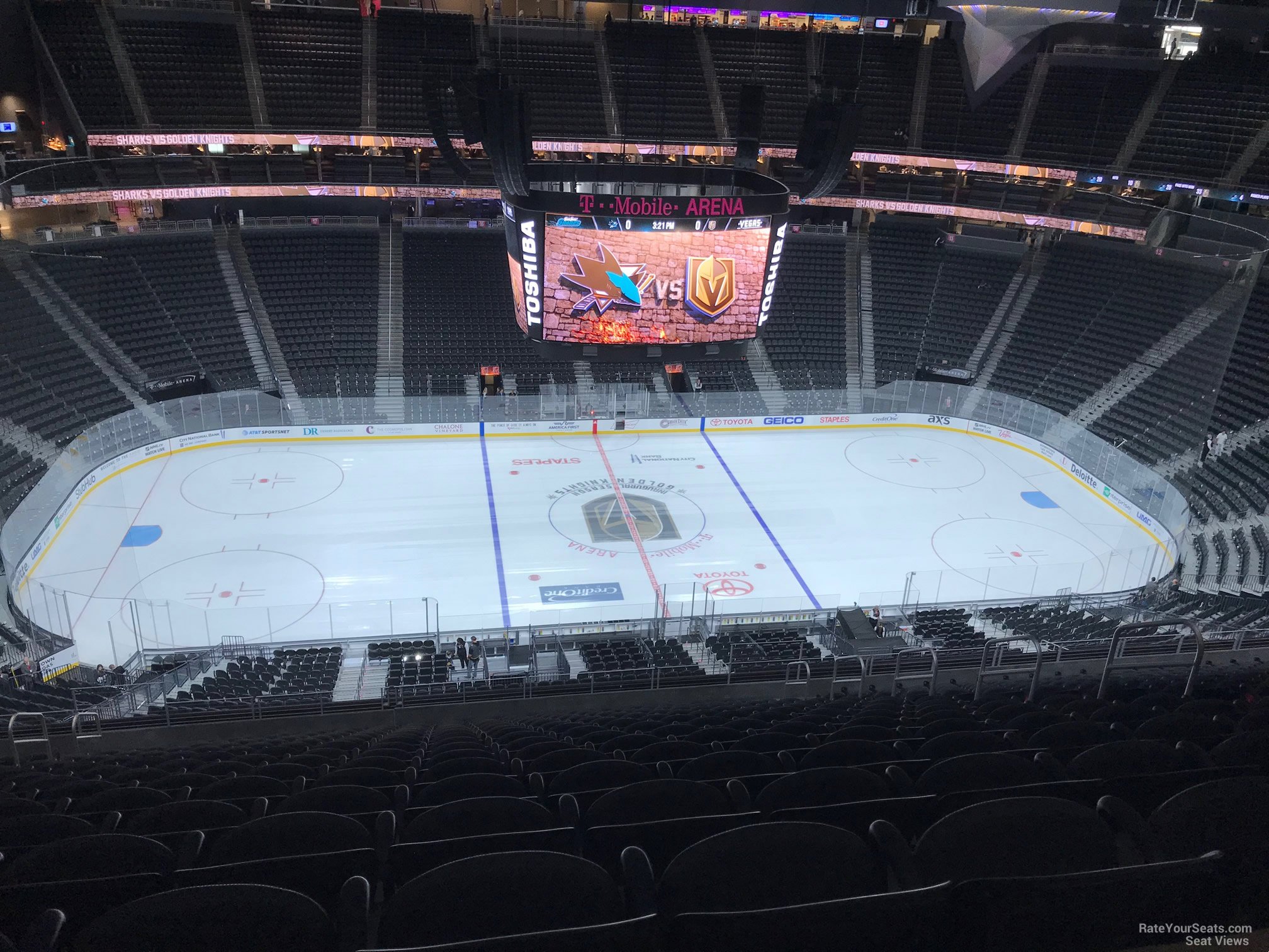 T-Mobile Arena Section 204 - Vegas Golden Knights - RateYourSeats.com