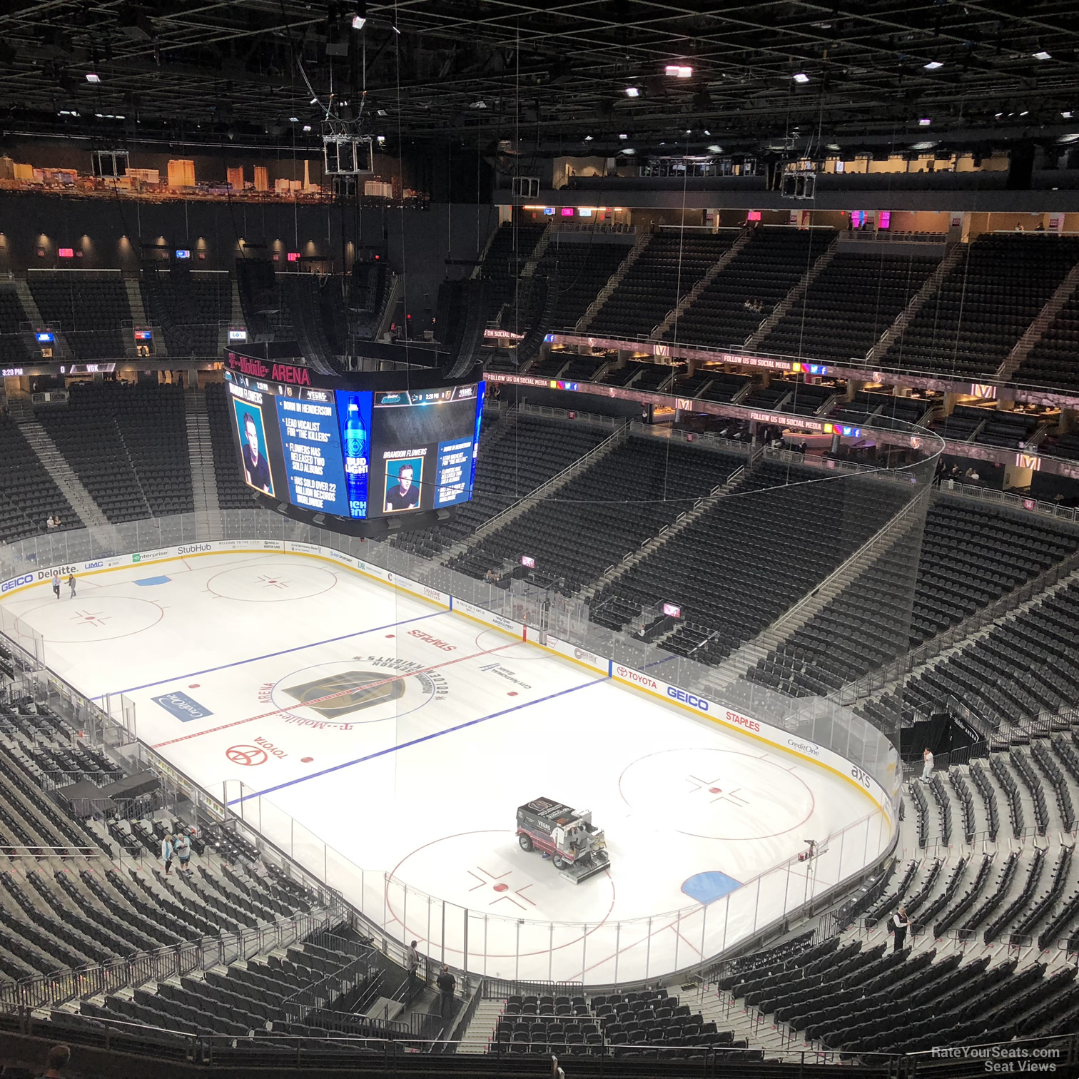 T-Mobile Arena Section 210 - Vegas Golden Knights - RateYourSeats.com