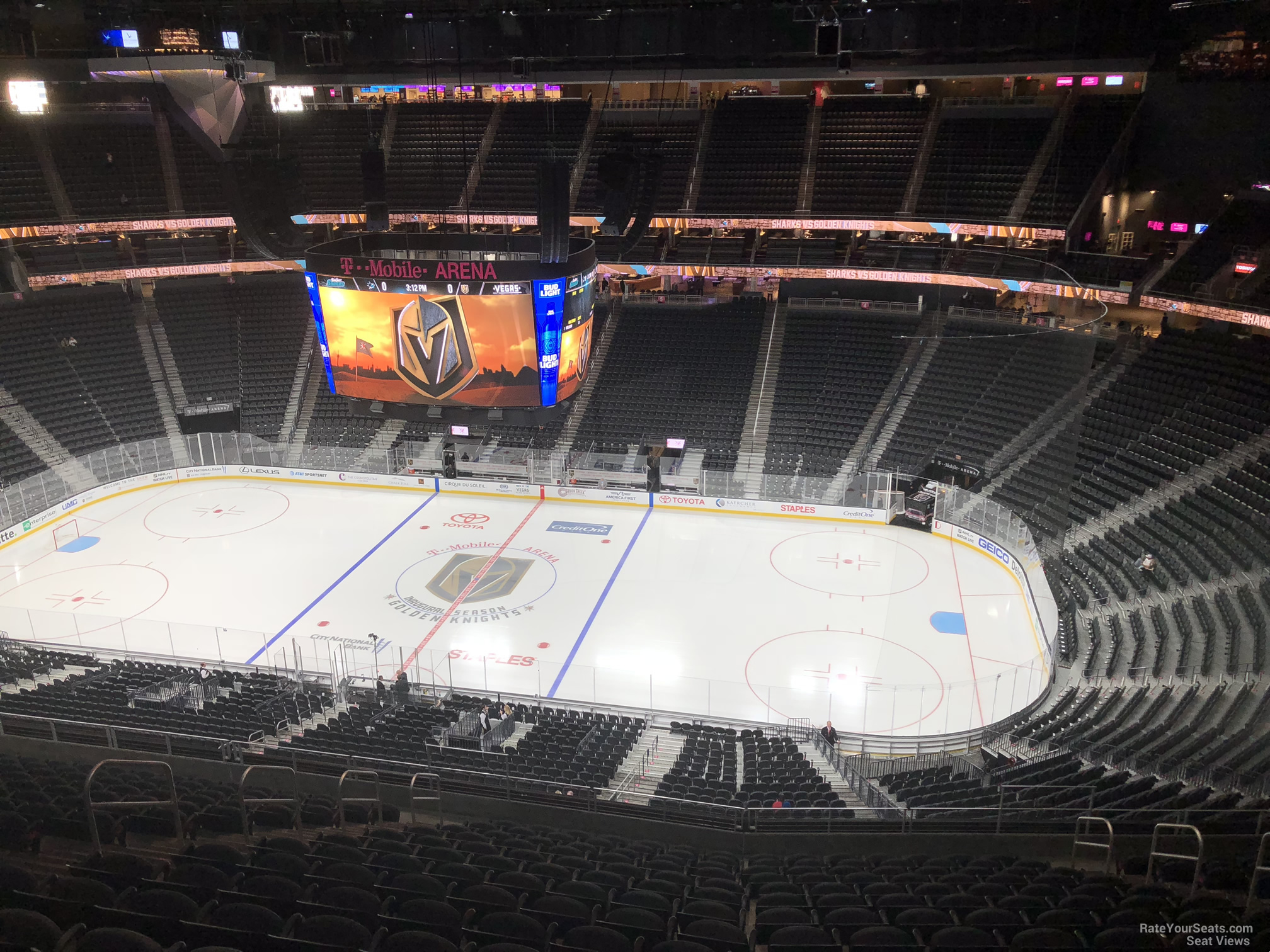 T-Mobile Arena Section 225 - Vegas Golden Knights - RateYourSeats.com