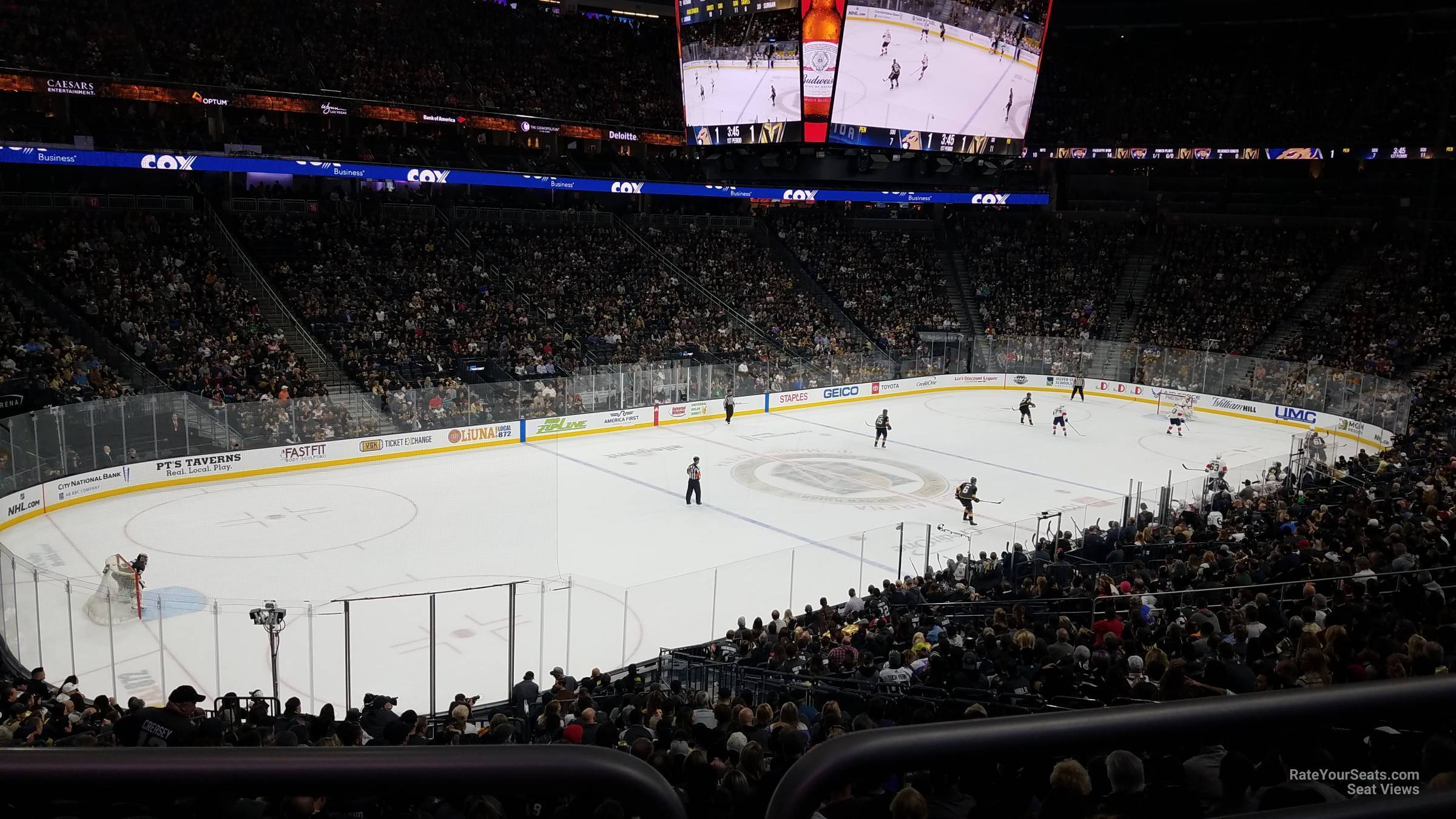 section 4 seat view  for hockey - t-mobile arena
