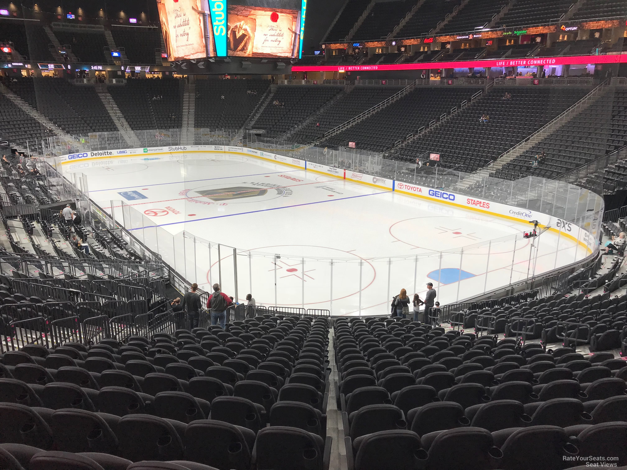 T-Mobile Arena Section 9 - Vegas Golden Knights - RateYourSeats.com