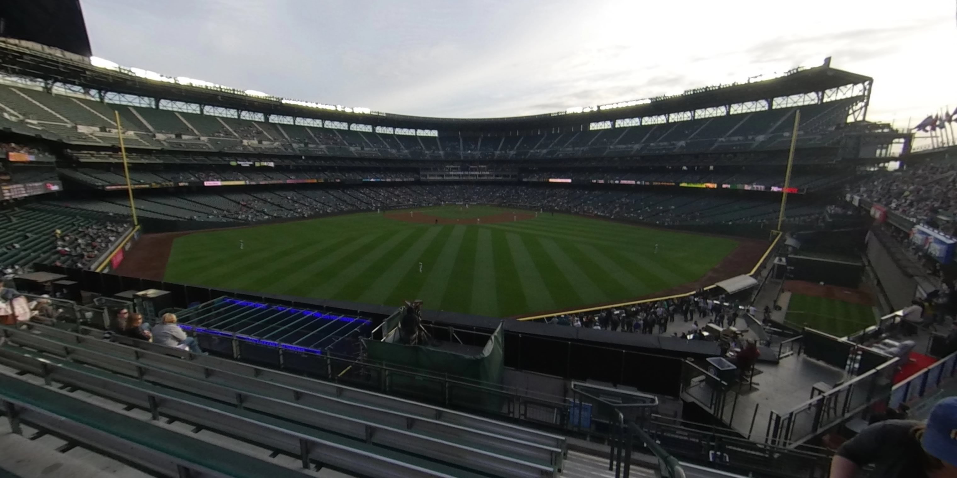 section 190 panoramic seat view  for baseball - t-mobile park