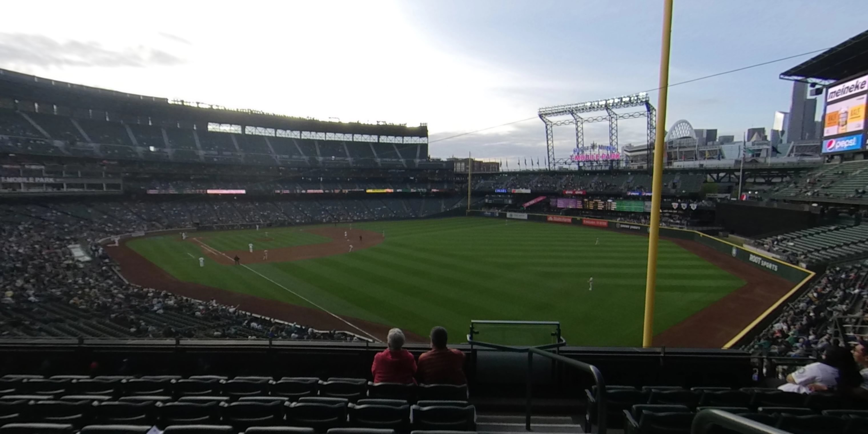section 211 panoramic seat view  for baseball - t-mobile park