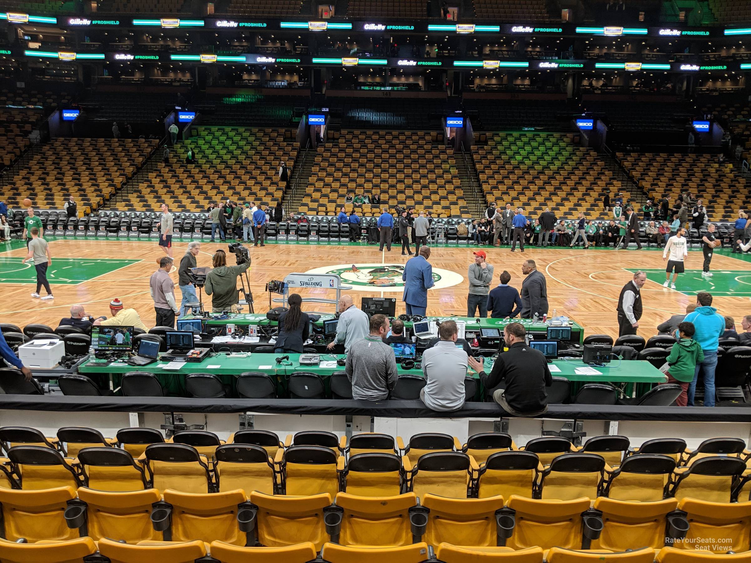 Loge 1 at TD Garden Boston Celtics RateYourSeats com