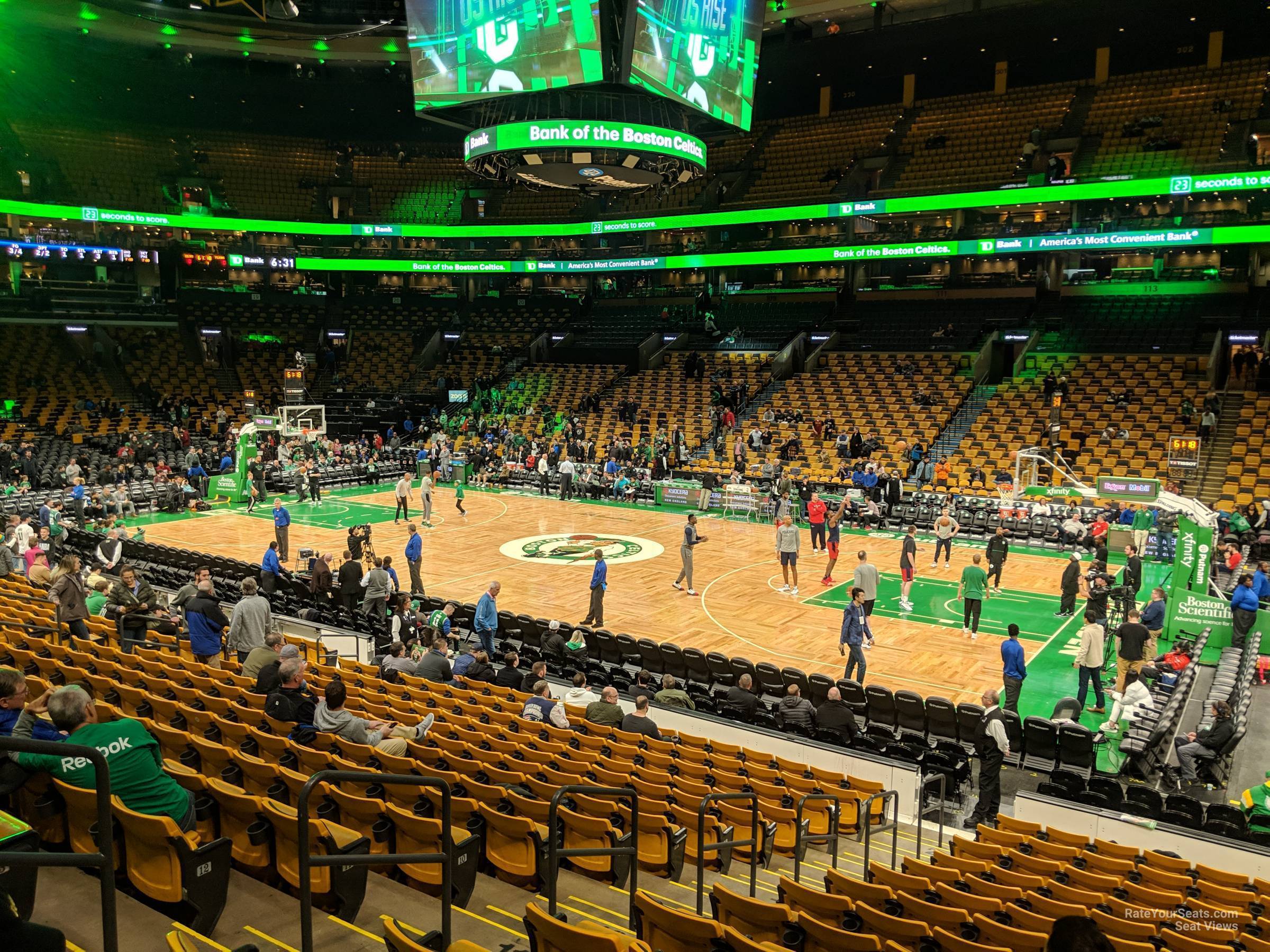 TD Garden Loge 10 - Boston Celtics - RateYourSeats.com