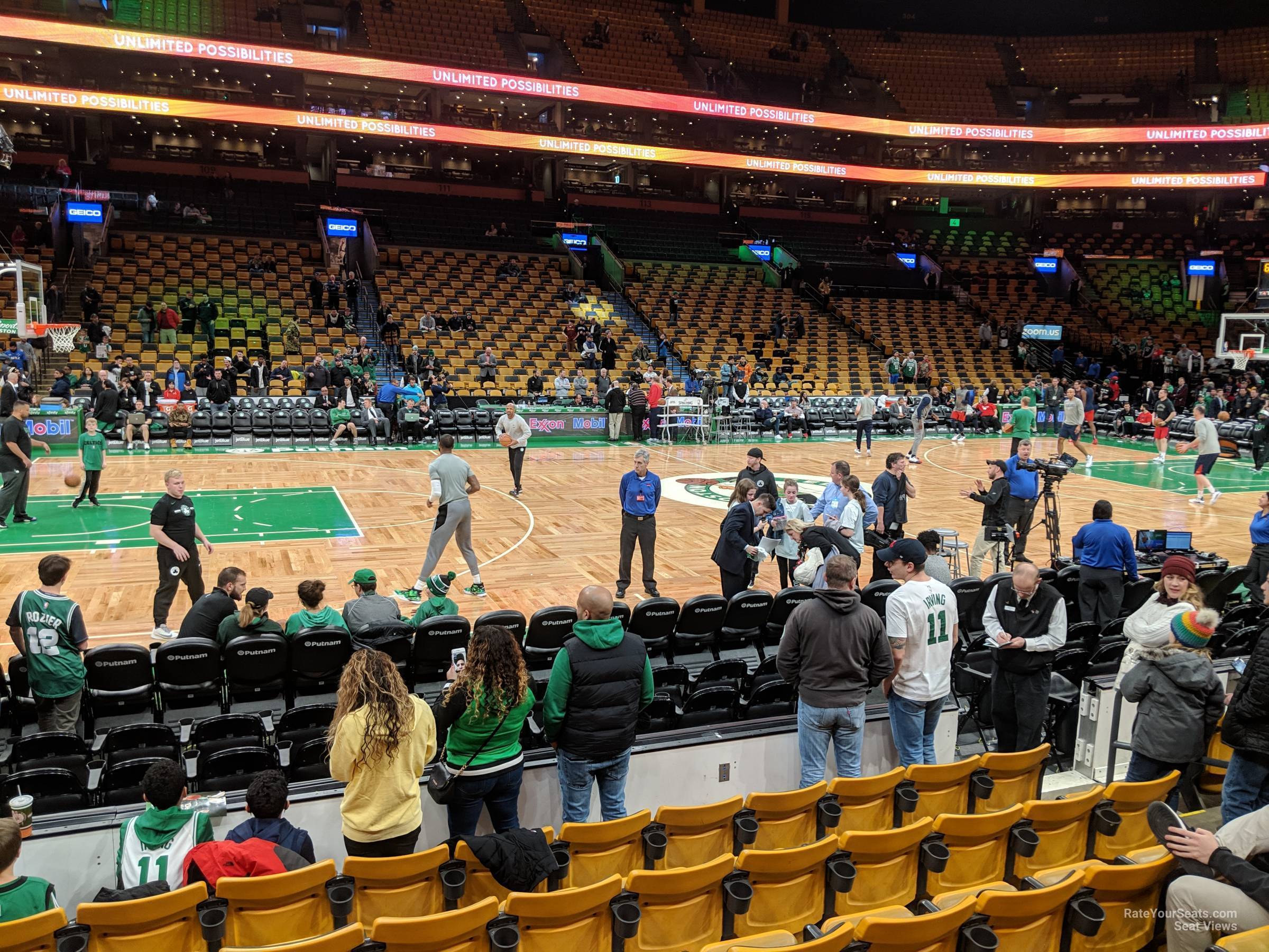 TD Garden Loge 13 Boston Celtics RateYourSeats com