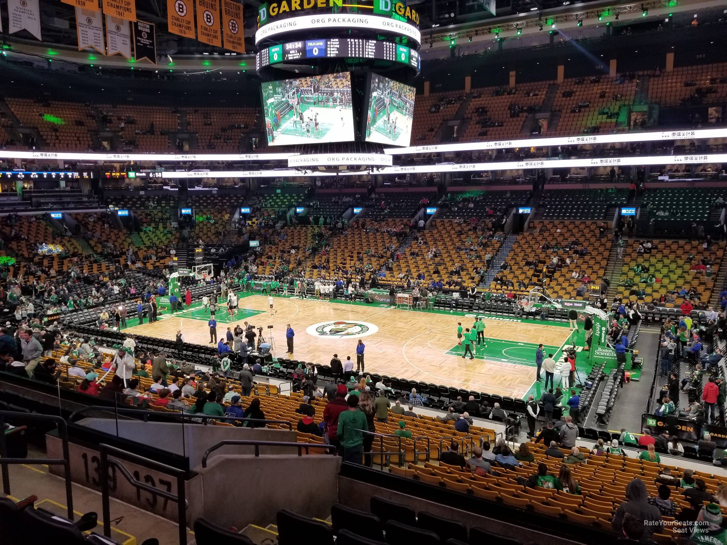 Td Garden Section 137 Boston Celtics Rateyourseats Com