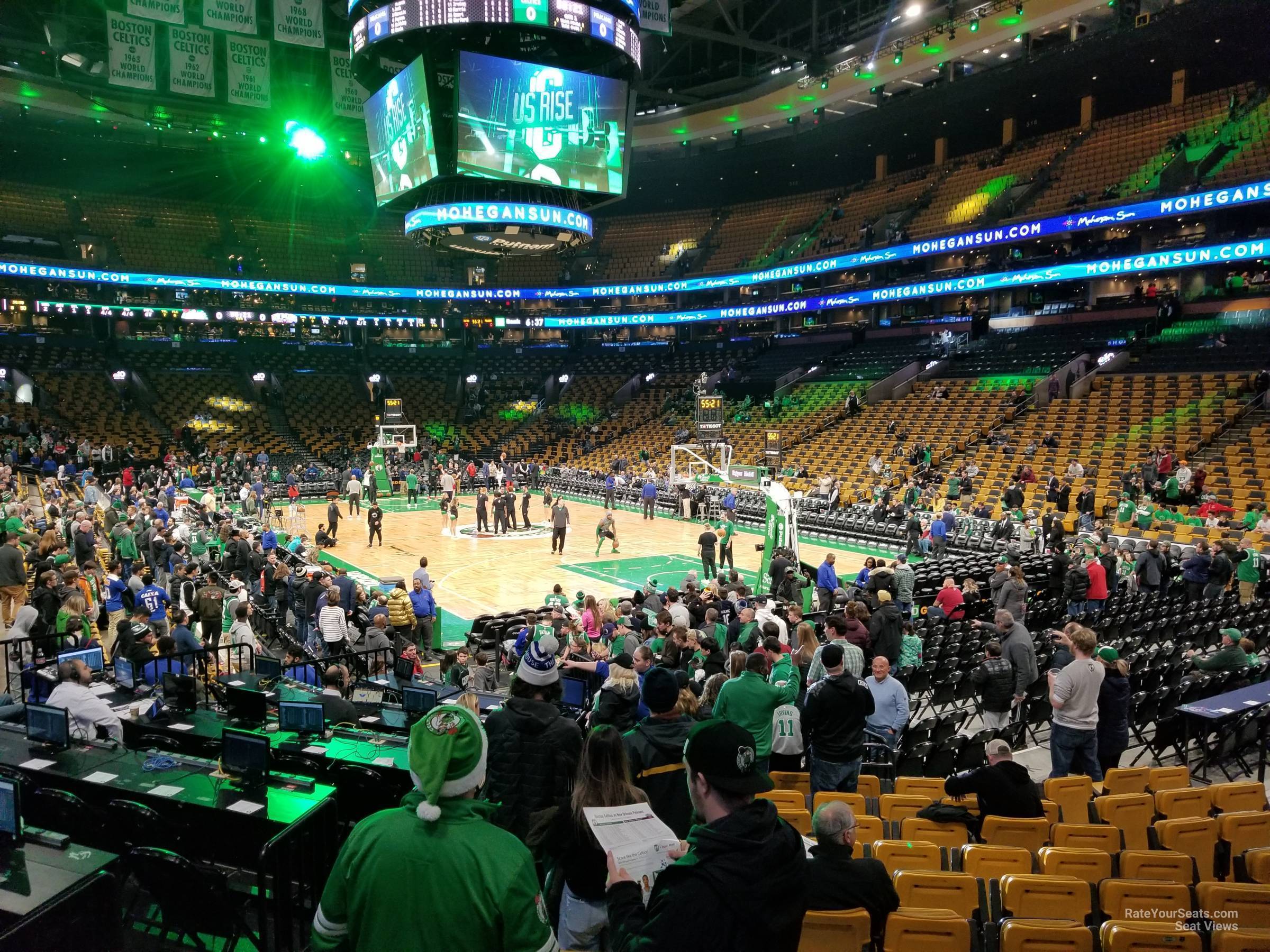 Loge 19 at TD Garden Boston Celtics RateYourSeats com
