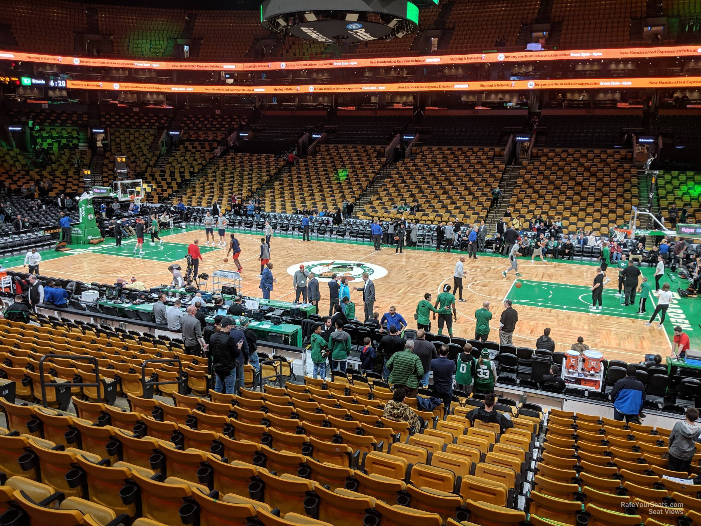 TD Garden Loge 22 Boston Celtics