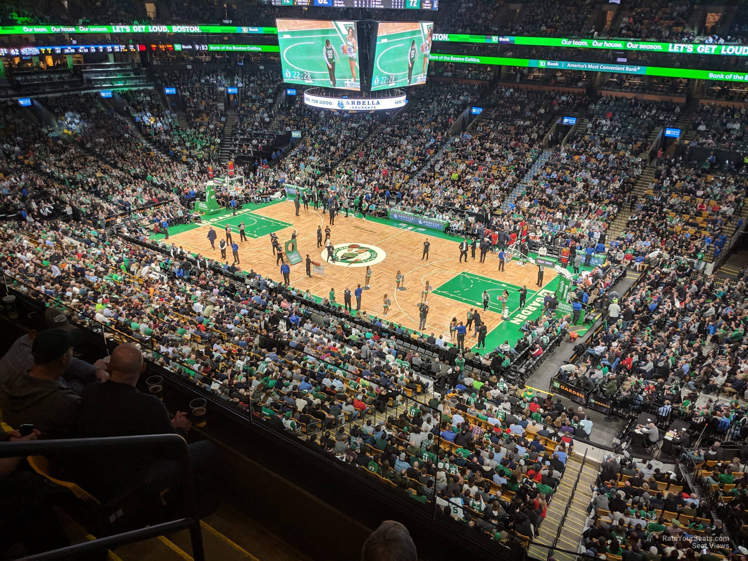 Td Garden Section 313 Boston Celtics Rateyourseats Com