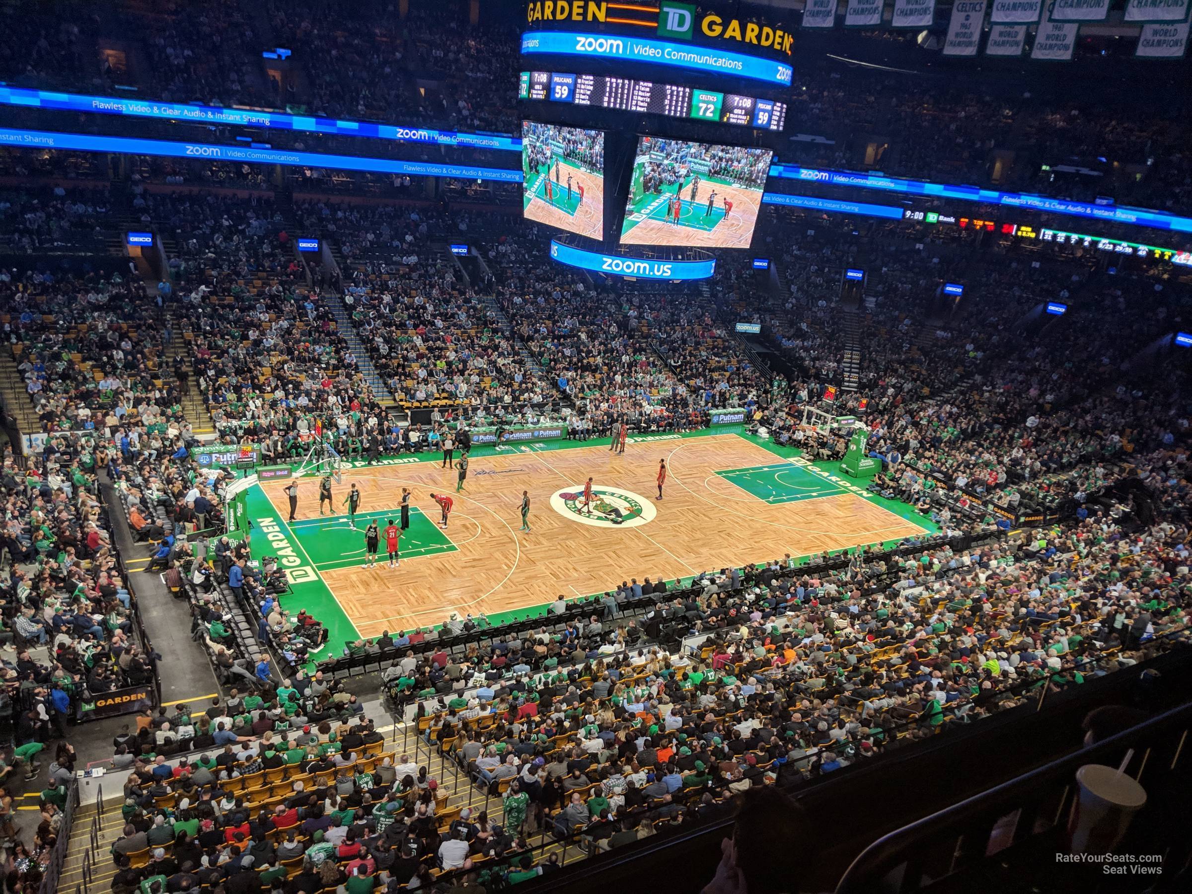 Section 311 at TD Garden 