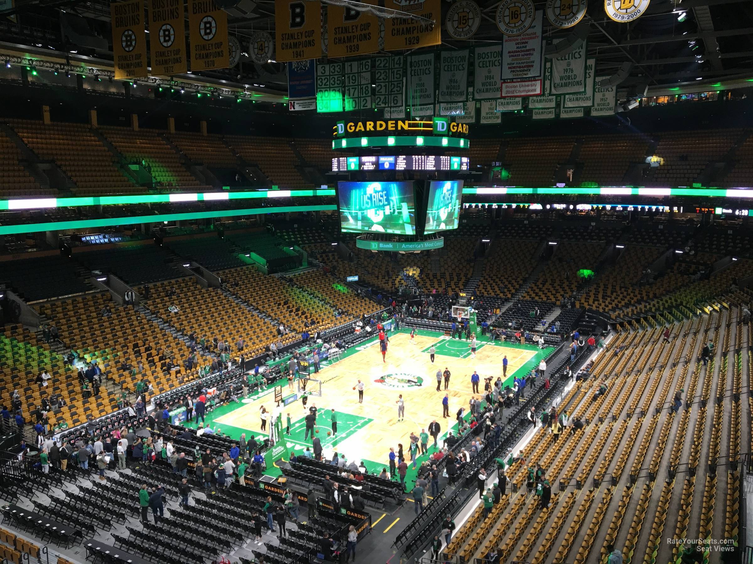 TD Garden Section 321 - Boston Celtics - RateYourSeats.com