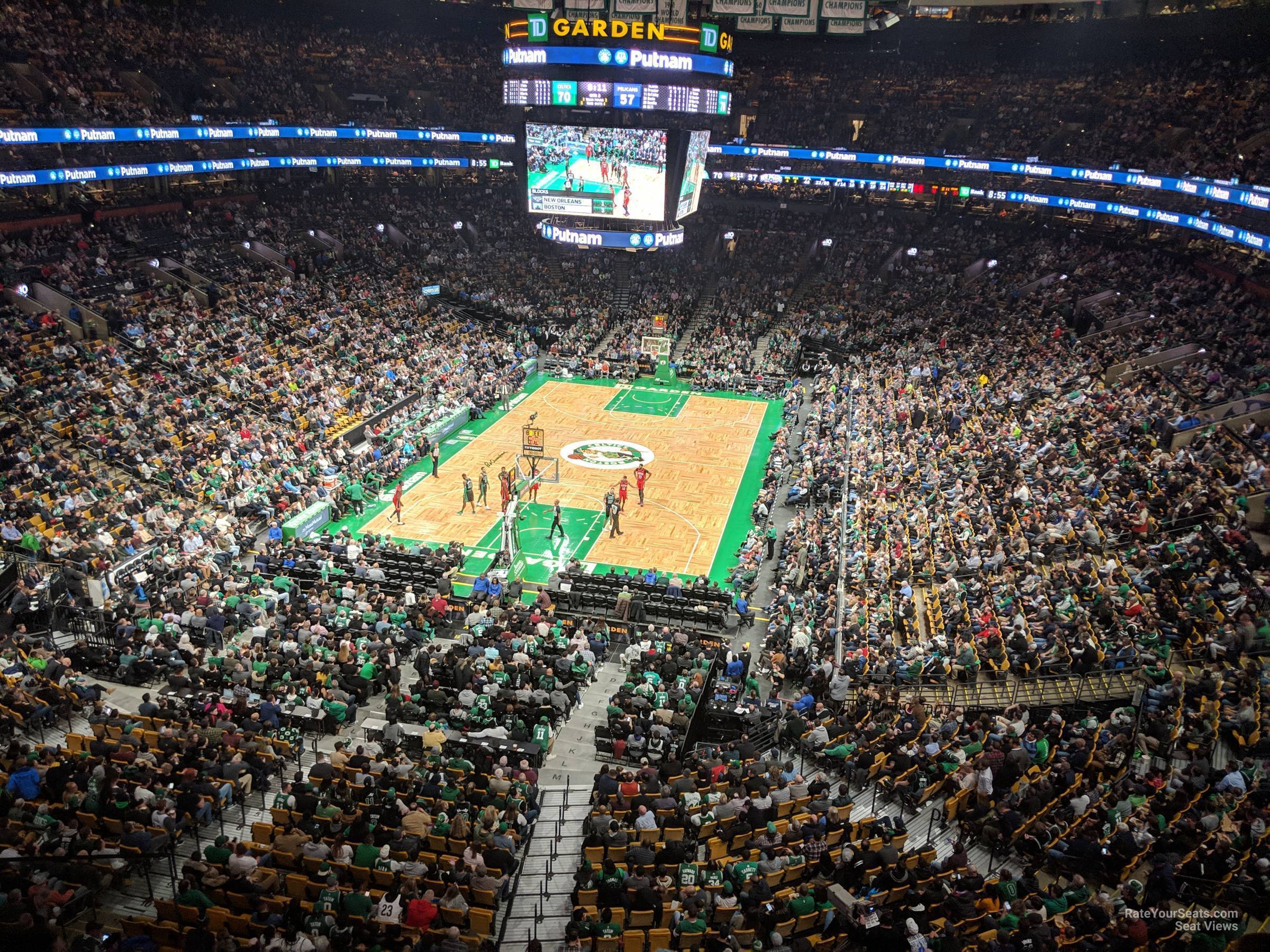 Td Garden Section 322 Boston Celtics Rateyourseats Com