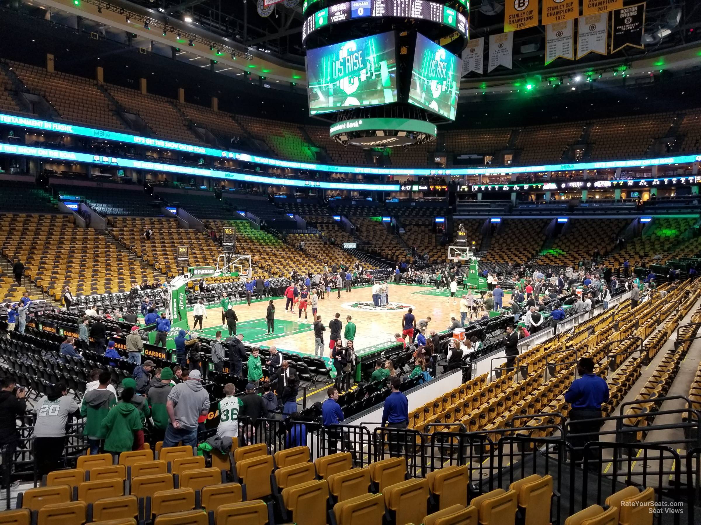 Loge 4 at TD Garden Boston Celtics RateYourSeats com