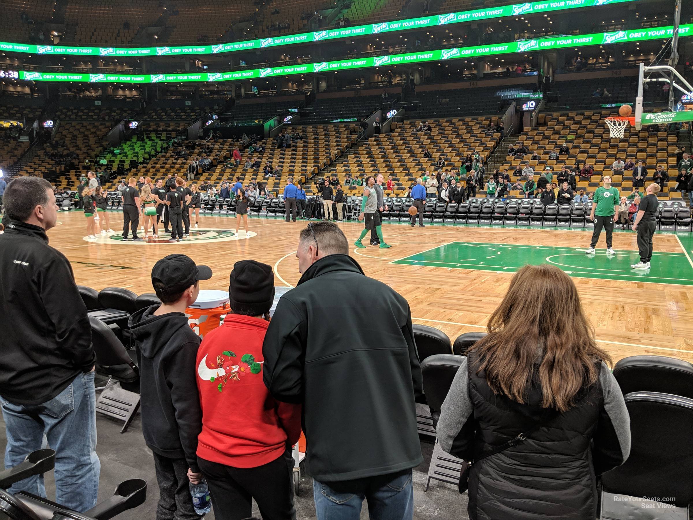 TD Garden Floor 22 Boston Celtics RateYourSeats com