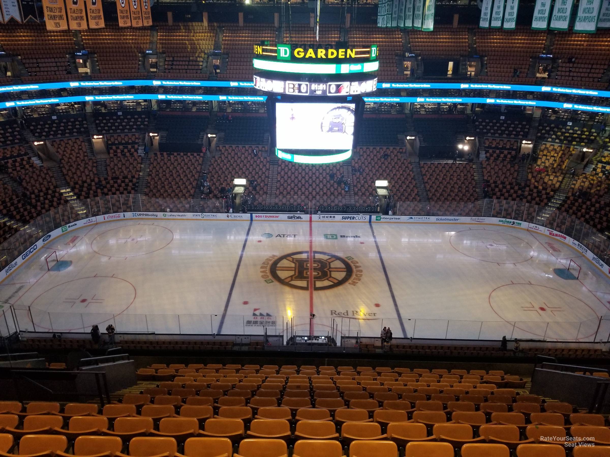 TD Garden Section 316 - Boston Bruins - RateYourSeats.com