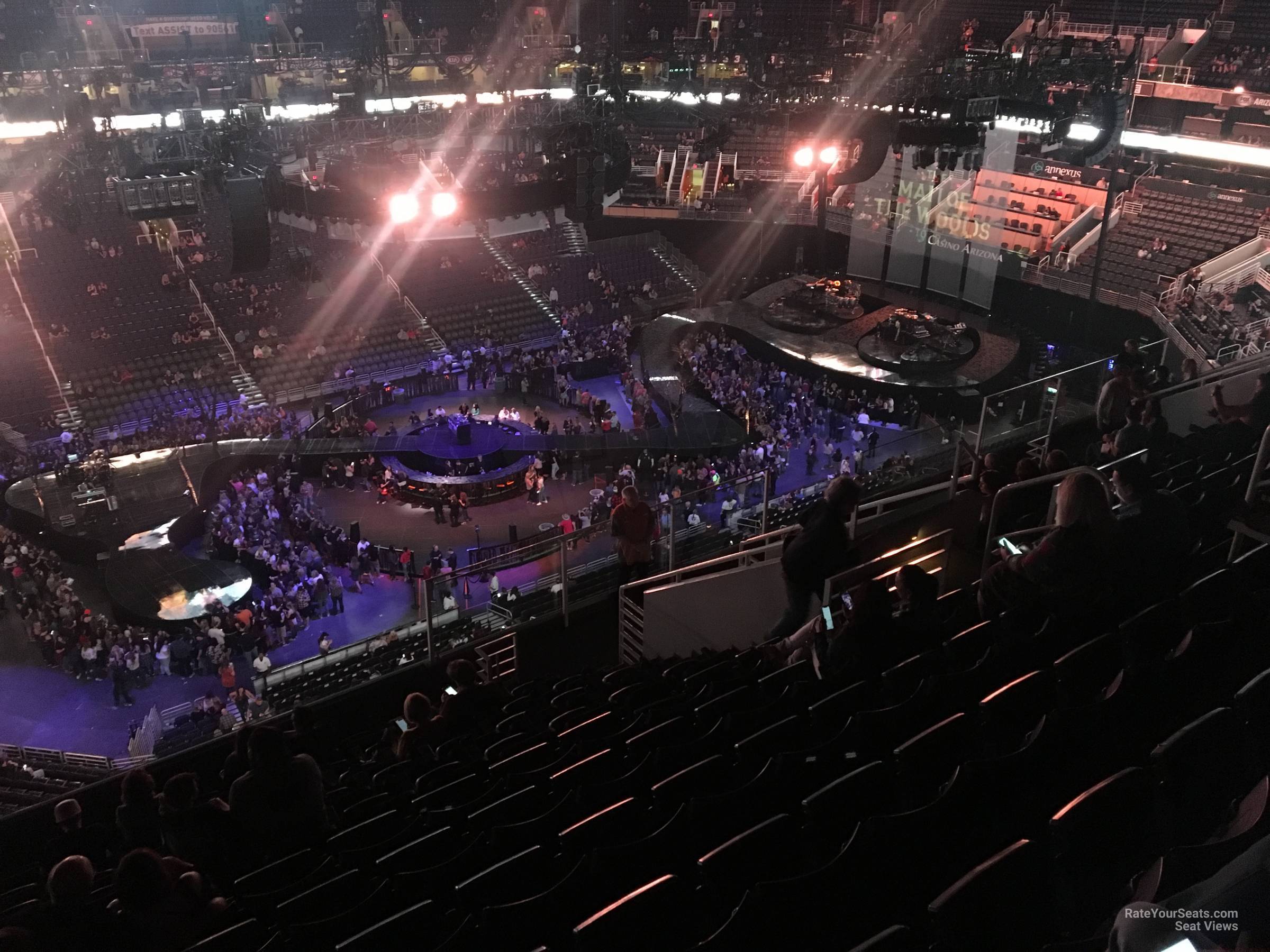 Talking Stick Resort Arena Section 205 Concert Seating