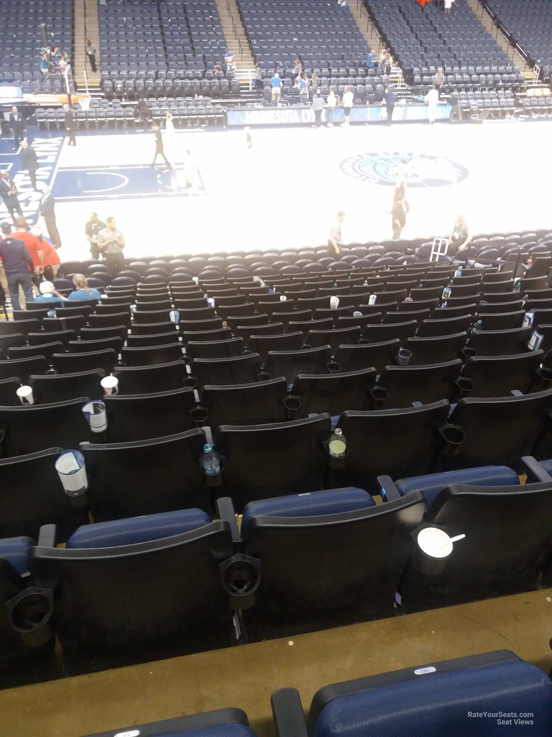 Target Center Section 111 - Minnesota Timberwolves - RateYourSeats.com