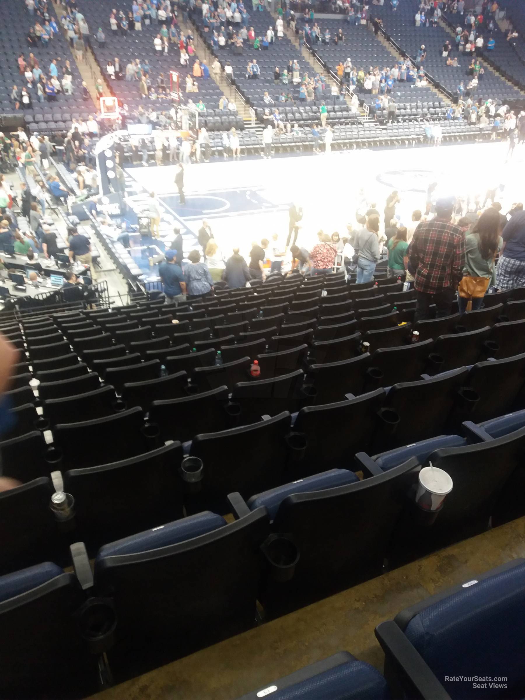 Target Center Section 133 - Minnesota Timberwolves - RateYourSeats.com